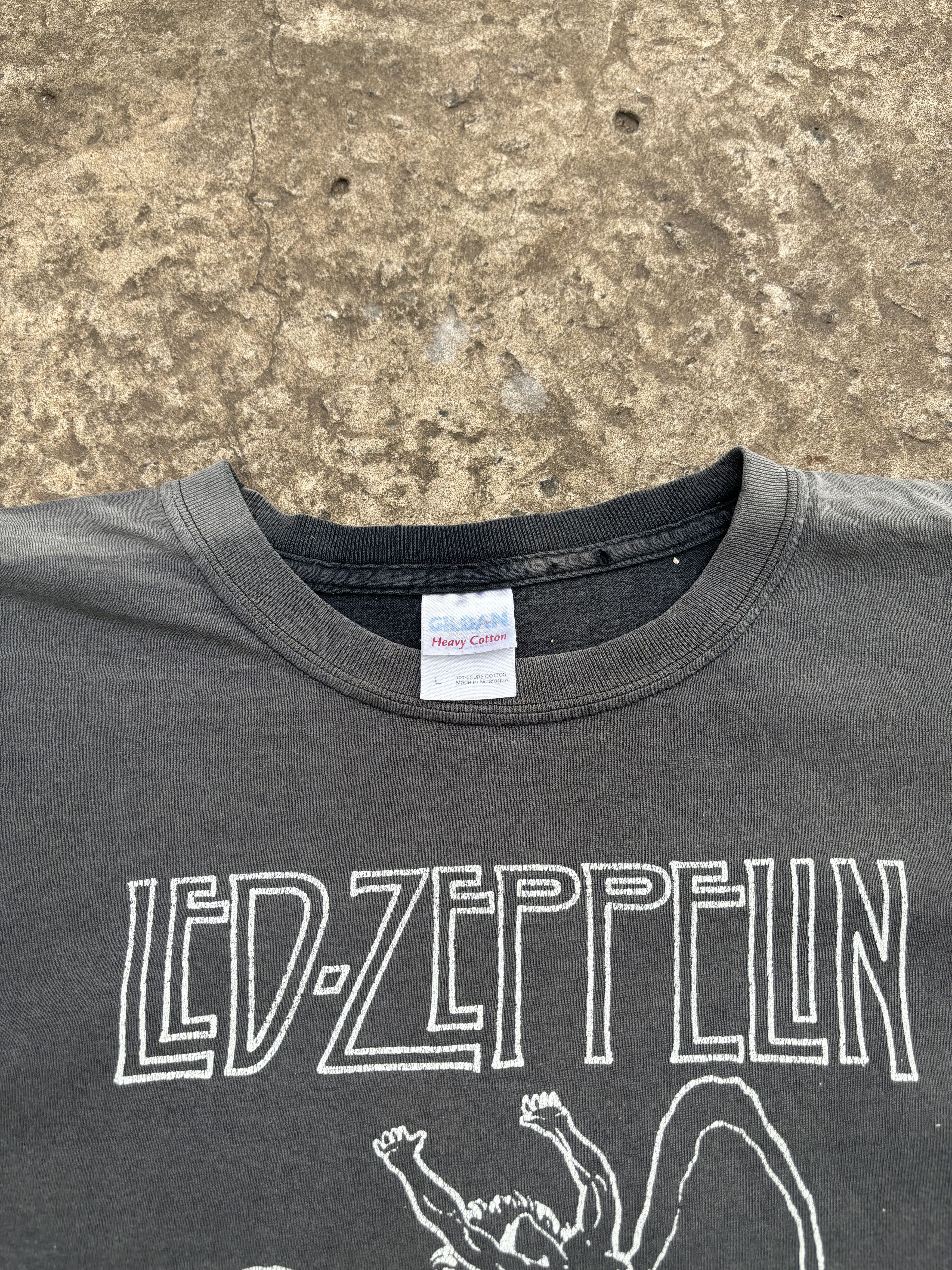 Led Zeppelin 2000 Led Zeppelin United States of America Black Faded Tee Size US L / EU 52-54 / 3 - 5 Thumbnail