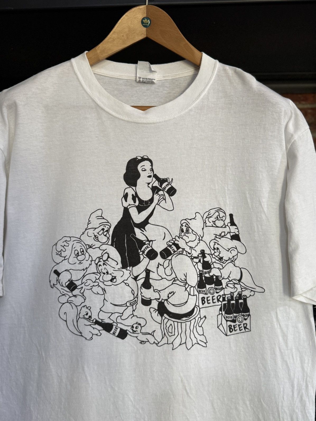 Cartoon Network Vintage Snow White Beer Punk Grungre Cartoon Tee Size US L / EU 52-54 / 3 - 2 Thumbnail