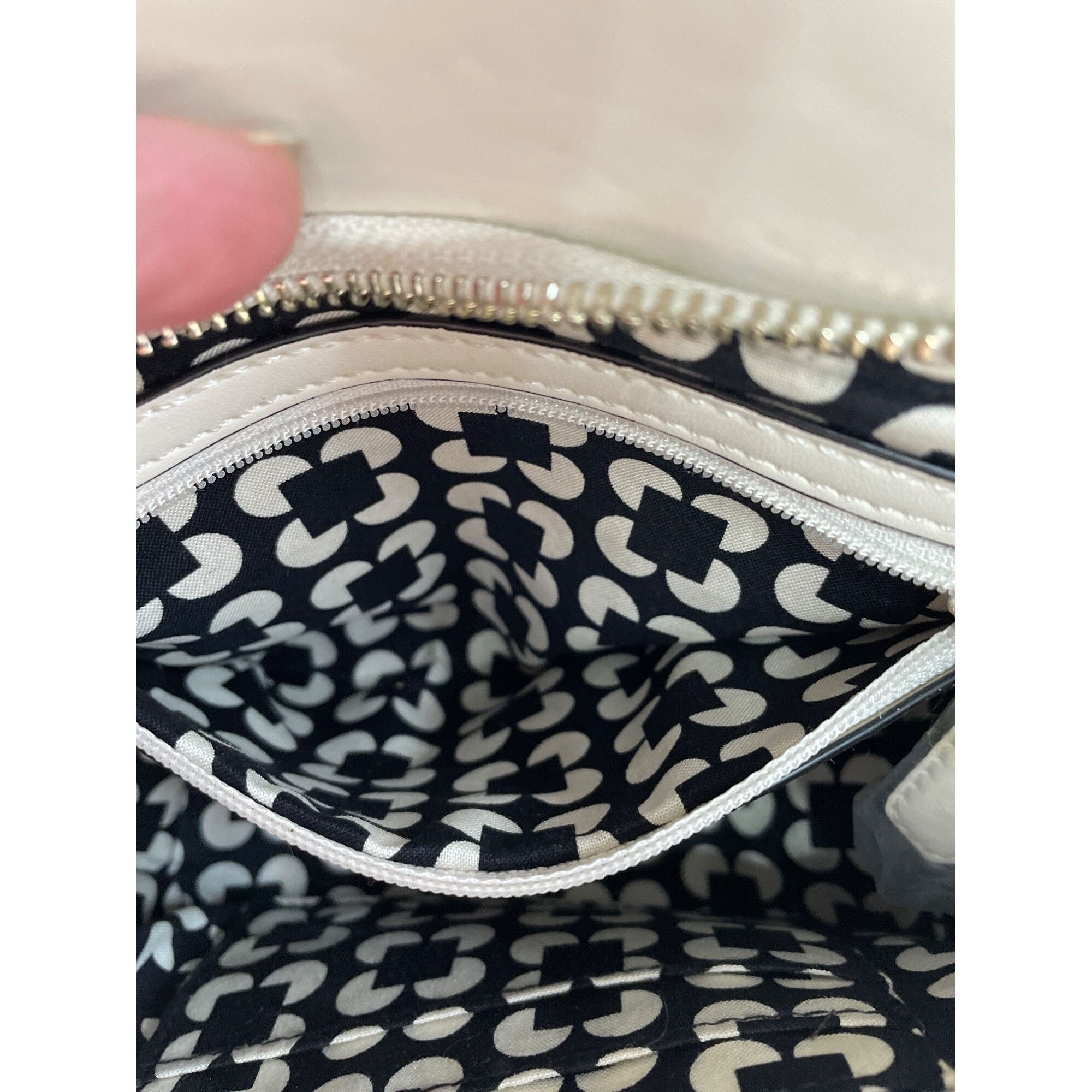 Vera Bradley Vera Bradley Mini off white Faux Leather Satchel With Adjust Size ONE SIZE - 13 Thumbnail