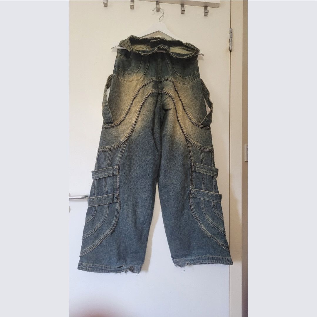 Other PERSONSOUL Flower fade wash denim jeans Size 28" / US 6 / IT 42 - 2 Thumbnail