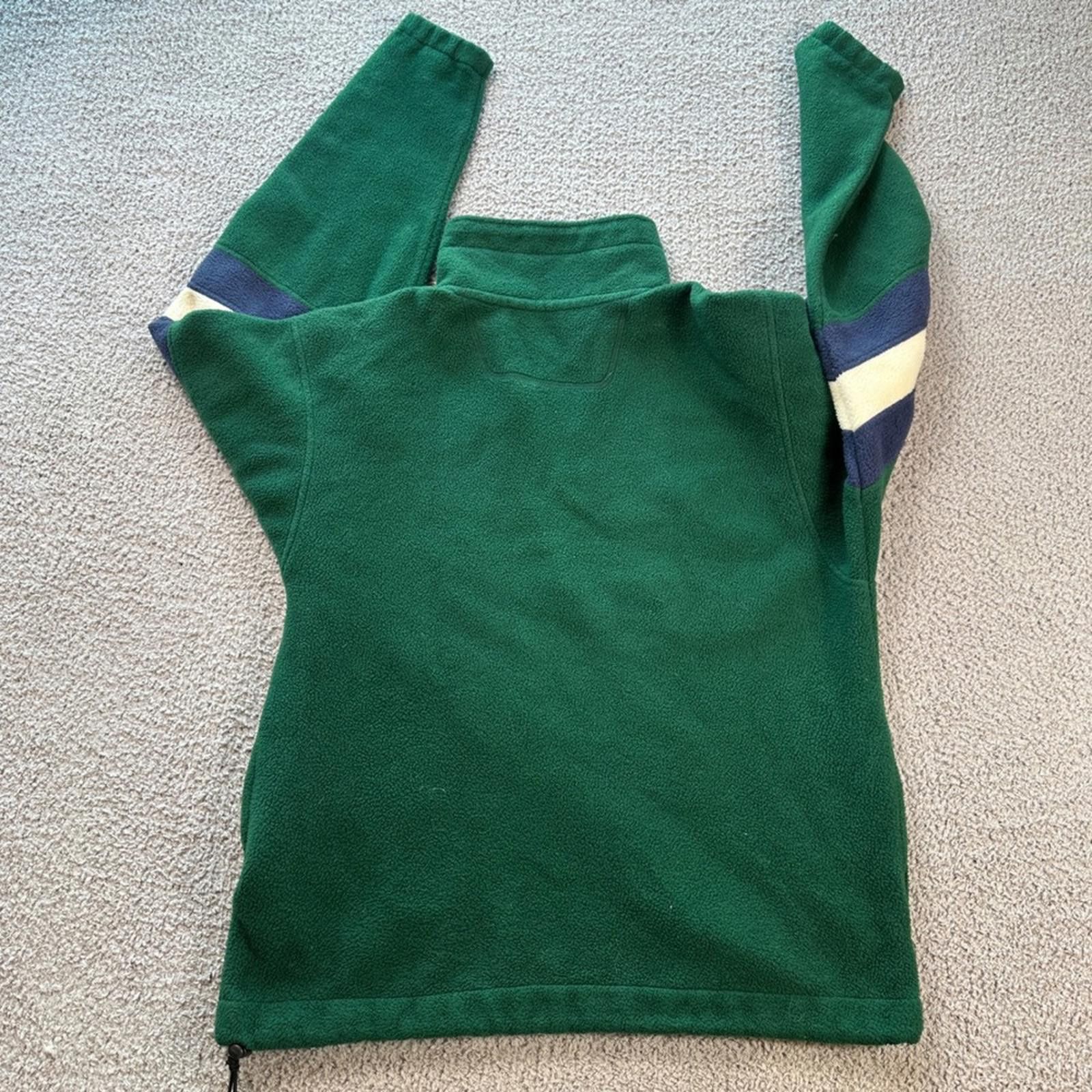 Champion Vintage Champion Green Fleece Quarter Zip Pullover Mens M Size US M / EU 48-50 / 2 - 4 Thumbnail