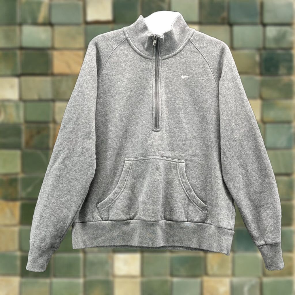 Nike Nike The Athletic Dept. 1/4 Zip Sweater Men XL Gray Sportswear Comfy Basic Sport Size US XL / EU 56 / 4 - 1 Thumbnail