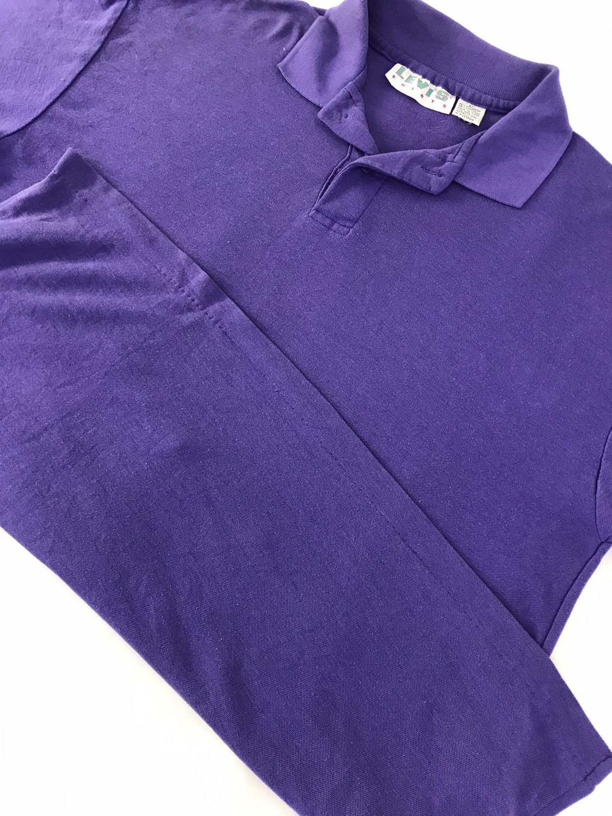 Levi's × Vintage Levis Shirt Plain Design Minimalist Polo Tee T-shirt Size US XL / EU 56 / 4 - 5 Thumbnail