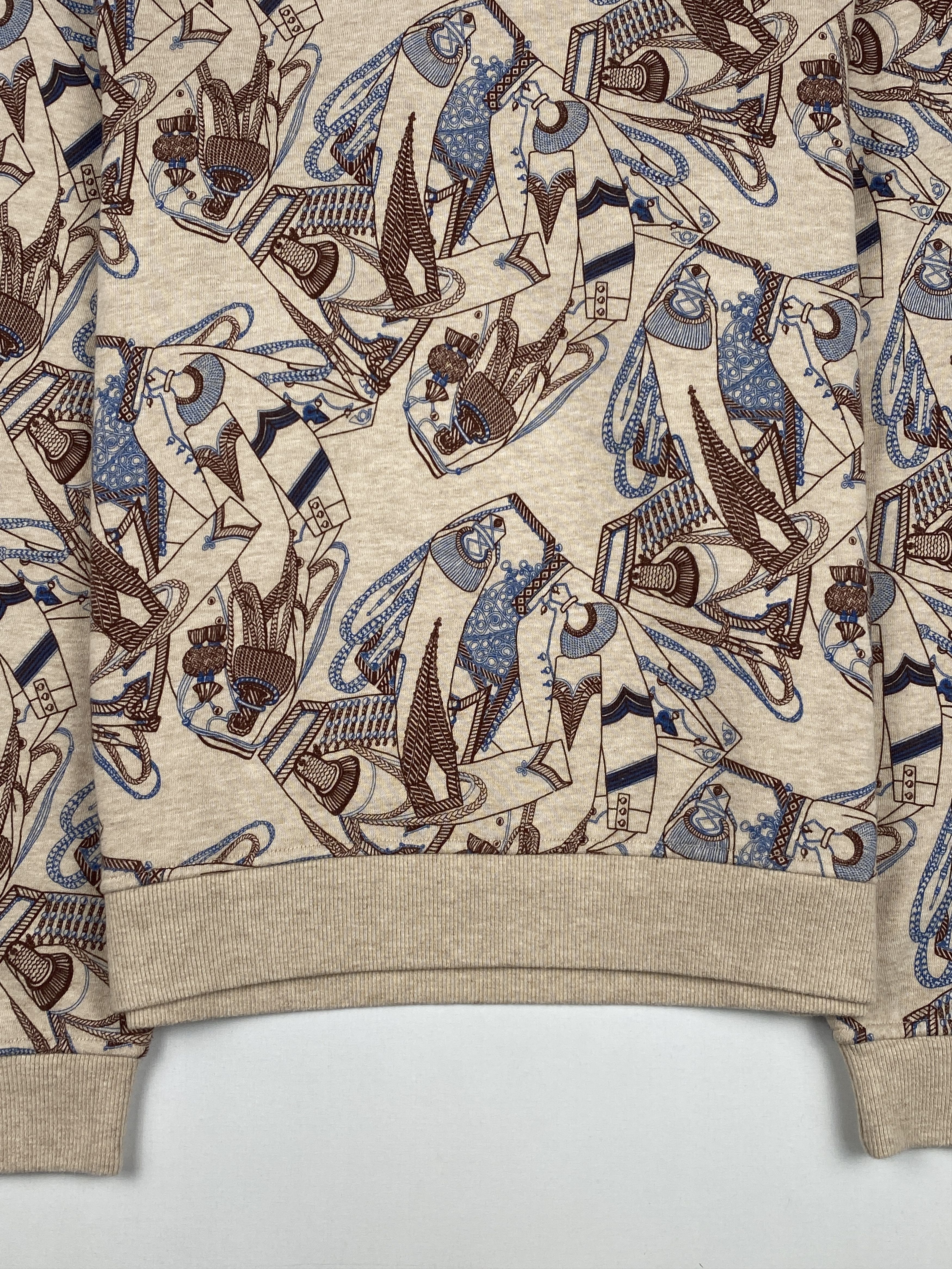 Hermes "Zouaves et Dragons Finesse" Sweatshirt Size XS / US 0-2 / IT 36-38 - 4 Thumbnail