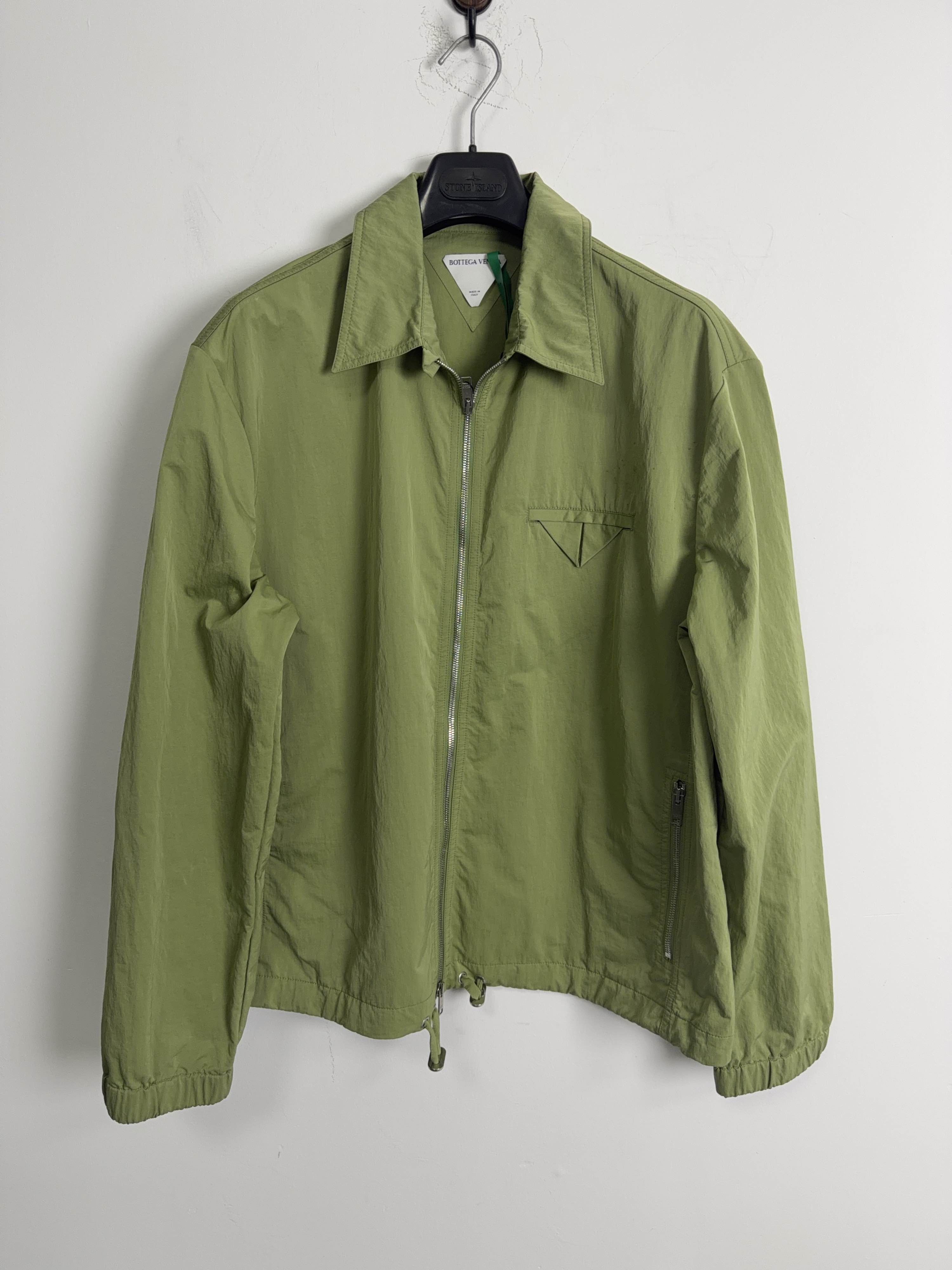 Bottega Veneta Bottega Veneta Green Nylon Light Jacket Size L Size US L / EU 52-54 / 3 - 1 Thumbnail