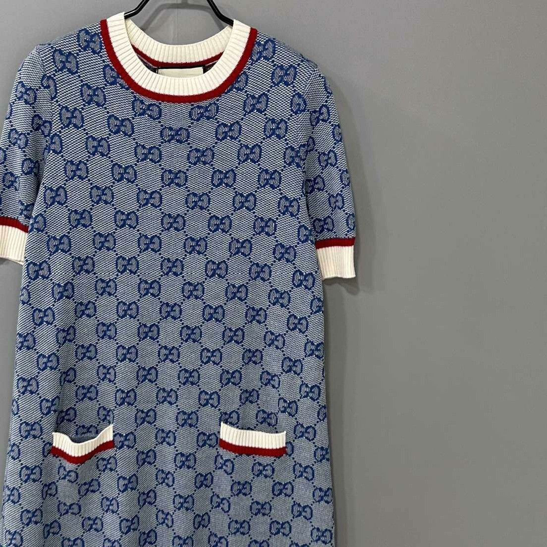 Gucci Gucci Blue T-Shirt S Women Size S / US 4 / IT 40 - 1 Thumbnail