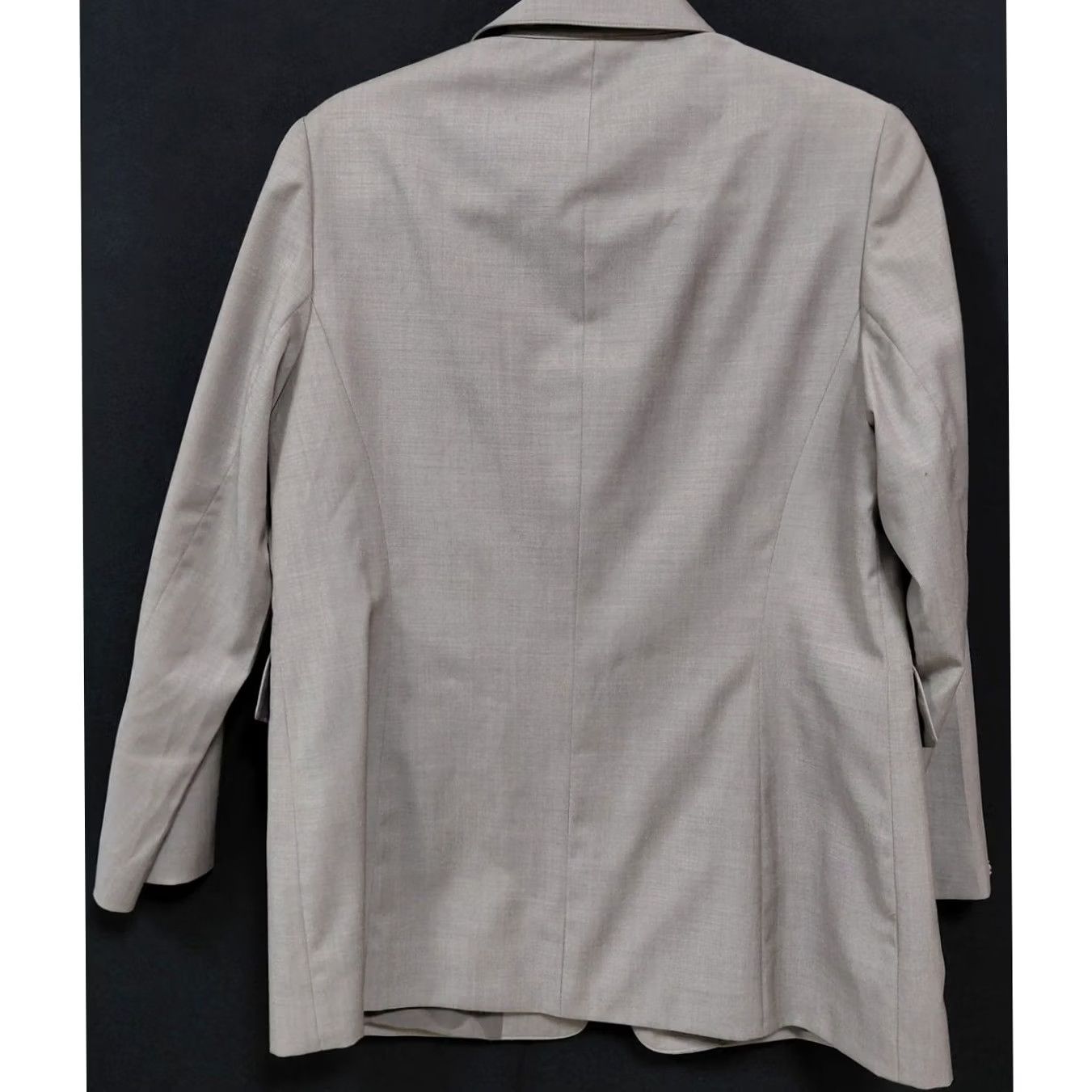 Vintage Lafayette 148 New York Petite Jacket Beige Solid Long Sleeve Women Size 6 Size M / US 6-8 / IT 42-44 - 2 Thumbnail