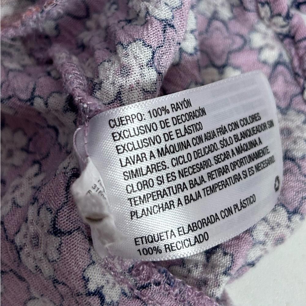 Designer Knox Rose l Floral Boho Lilac Midi Dress Medium Size M / US 6-8 / IT 42-44 - 8 Thumbnail