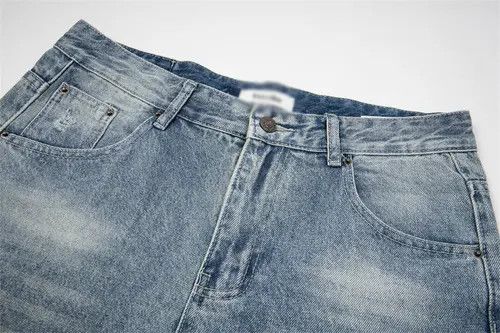 VIBE Men's punk street gradient washed straight jeans y2k Size US 32 / EU 48 - 3 Thumbnail