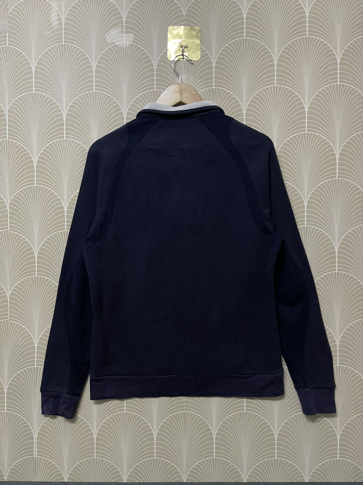 Burberry × Japanese Brand × Vintage 90s BURBERRY GOLF HALF ZIPPER SPELL OUT COLLAR RARE Size US L / EU 52-54 / 3 - 2 Thumbnail