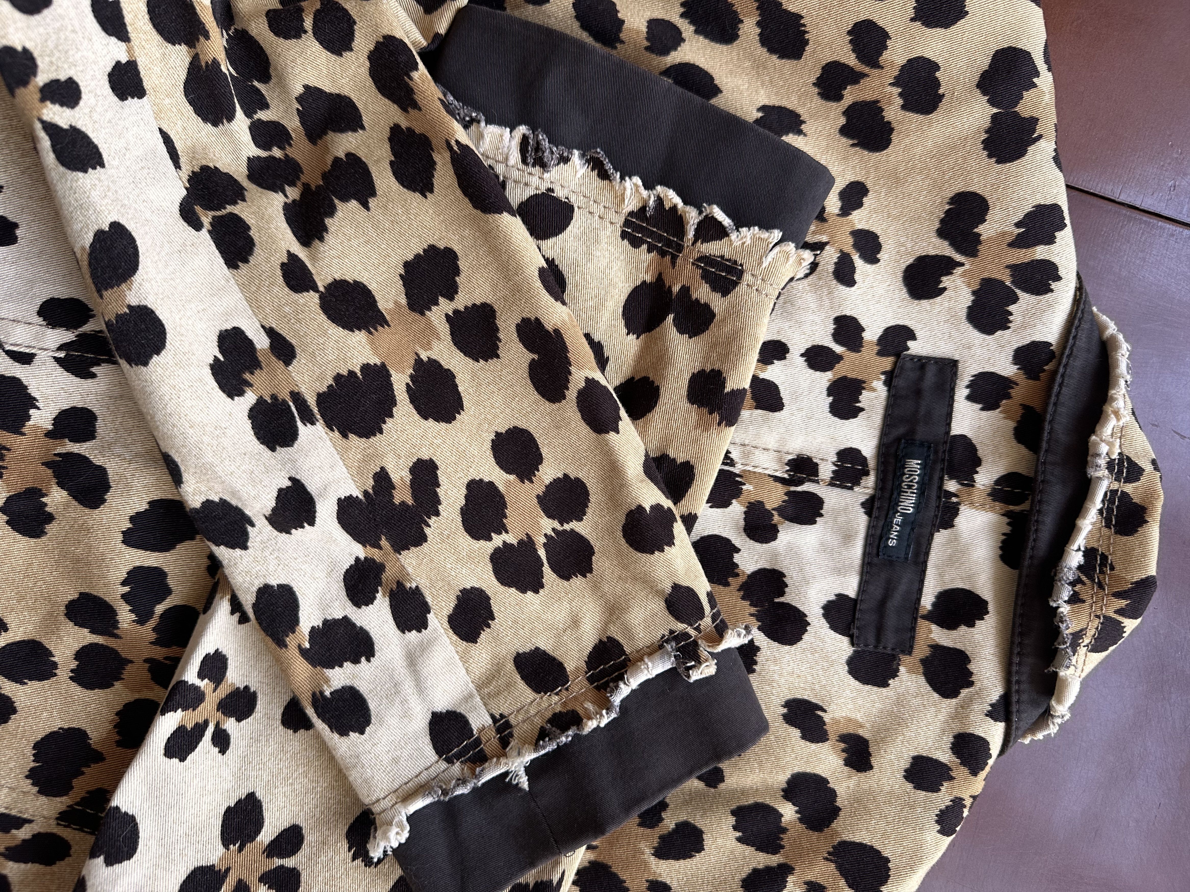 Moschino Moschino Jeans Vintage Floral Leopard Blazer Jacket Size S / US 4 / IT 40 - 11 Thumbnail