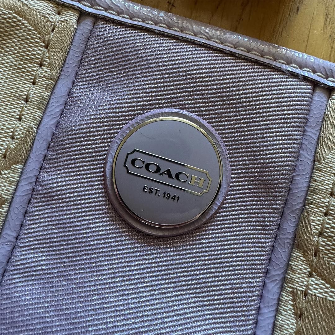 Coach Coach Signature Striped Shoulder Bag Size ONE SIZE - 3 Thumbnail