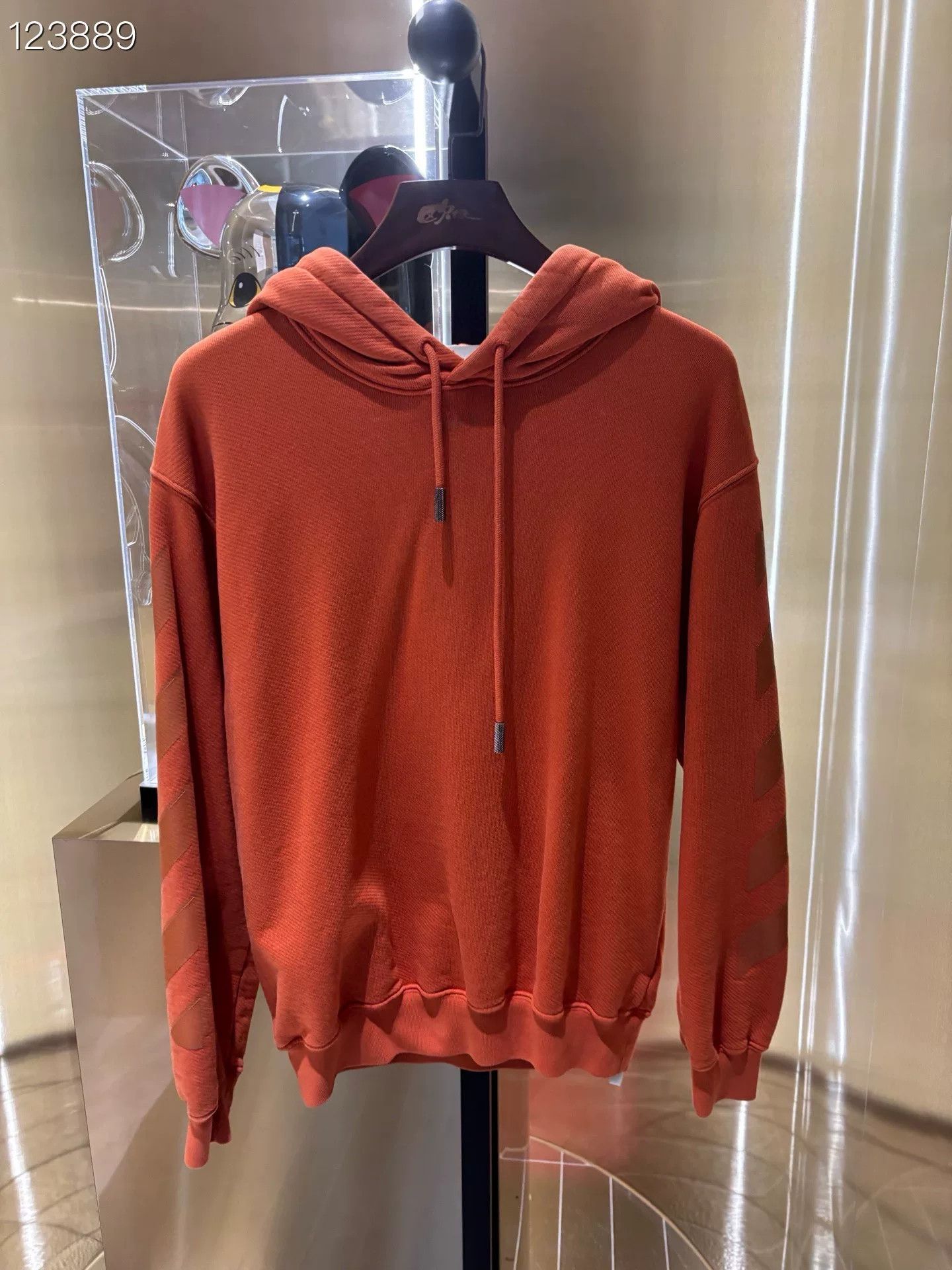 Off-White Classic Orange Hoodie S Size Size US S / EU 44-46 / 1 - 1 Thumbnail