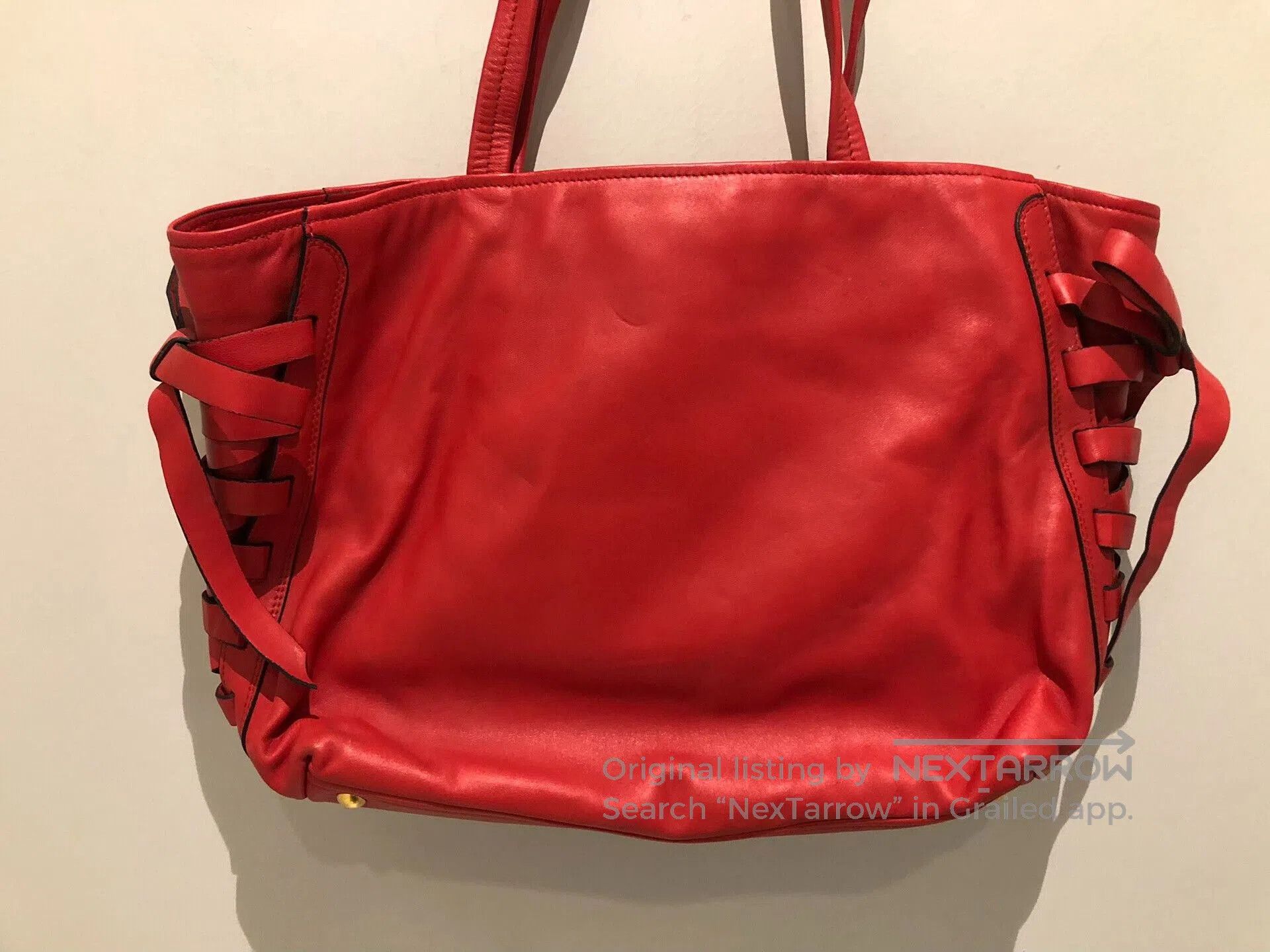 Miu Miu Miu Miu Bow Strap Tote Bag. Size ONE SIZE - 3 Thumbnail