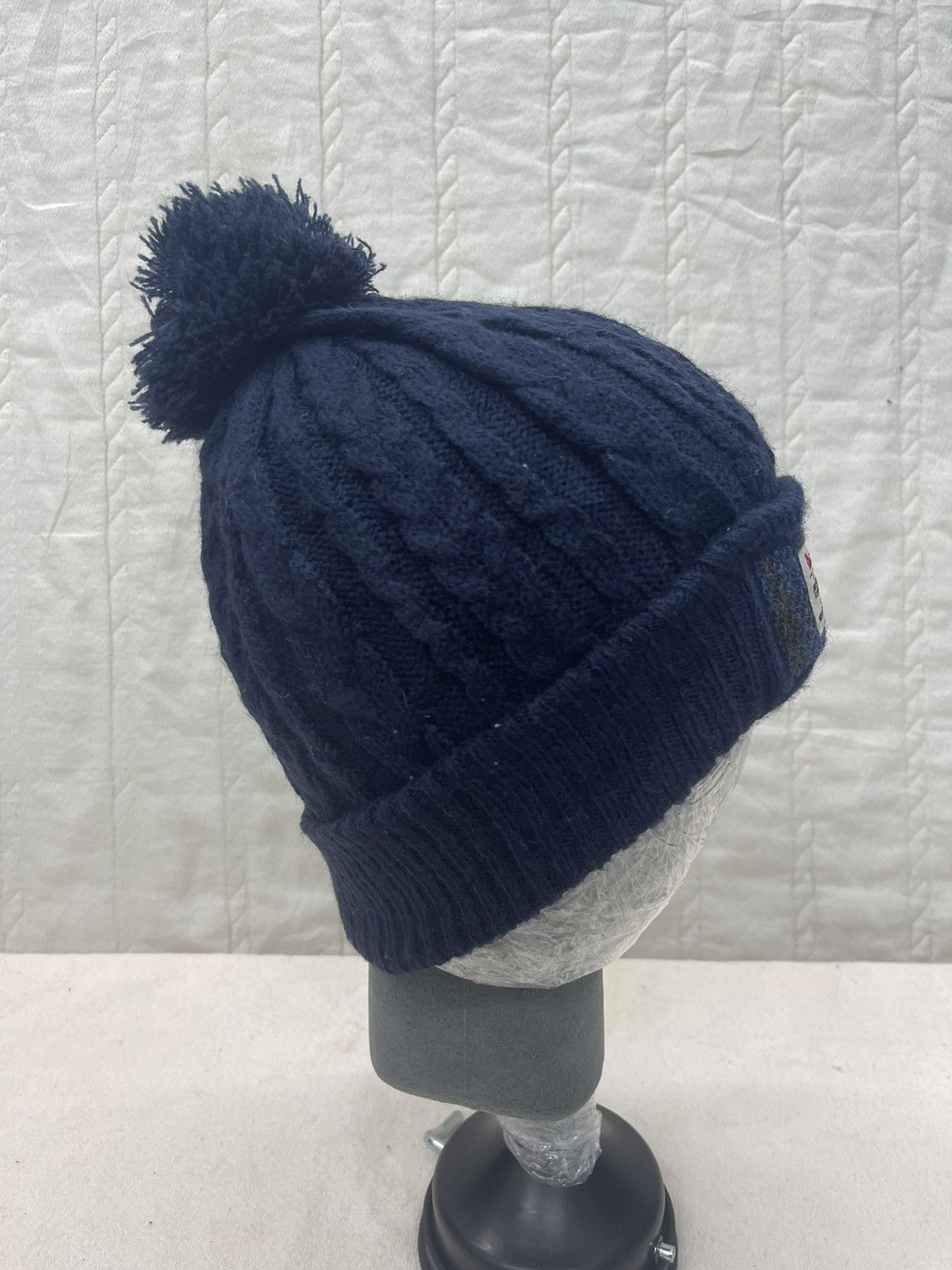 Harris Tweed HARRIS TWEED BOBBLE BEANIE Size ONE SIZE - 3 Thumbnail