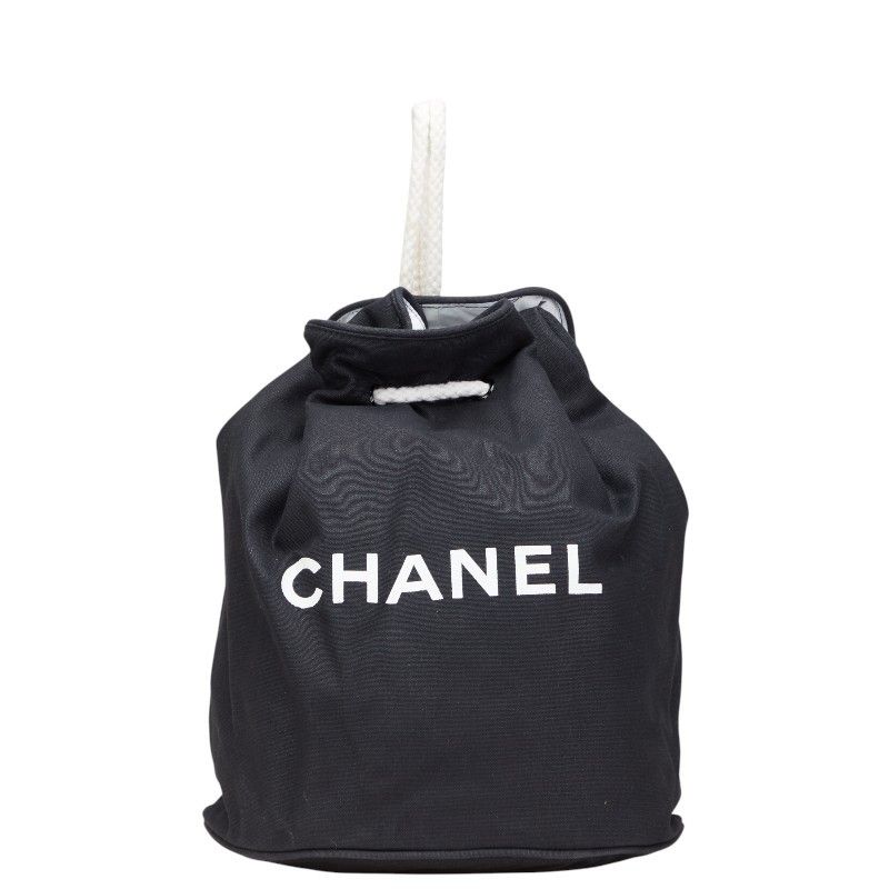 Chanel Chanel Chanel Logo Print Canvas Shoulder Bag Canvas Shoulder Bag Size ONE SIZE - 1 Thumbnail