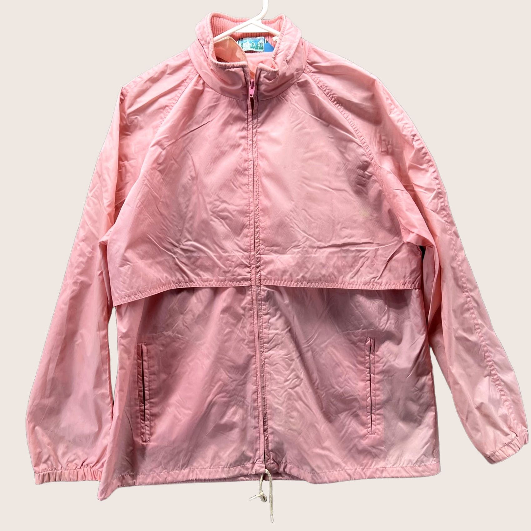 Vintage VINTAGE Woolrich Jacket Womens Large Pink Lightweight Hooded Windbreaker 90s Size L / US 10 / IT 46 - 1 Thumbnail