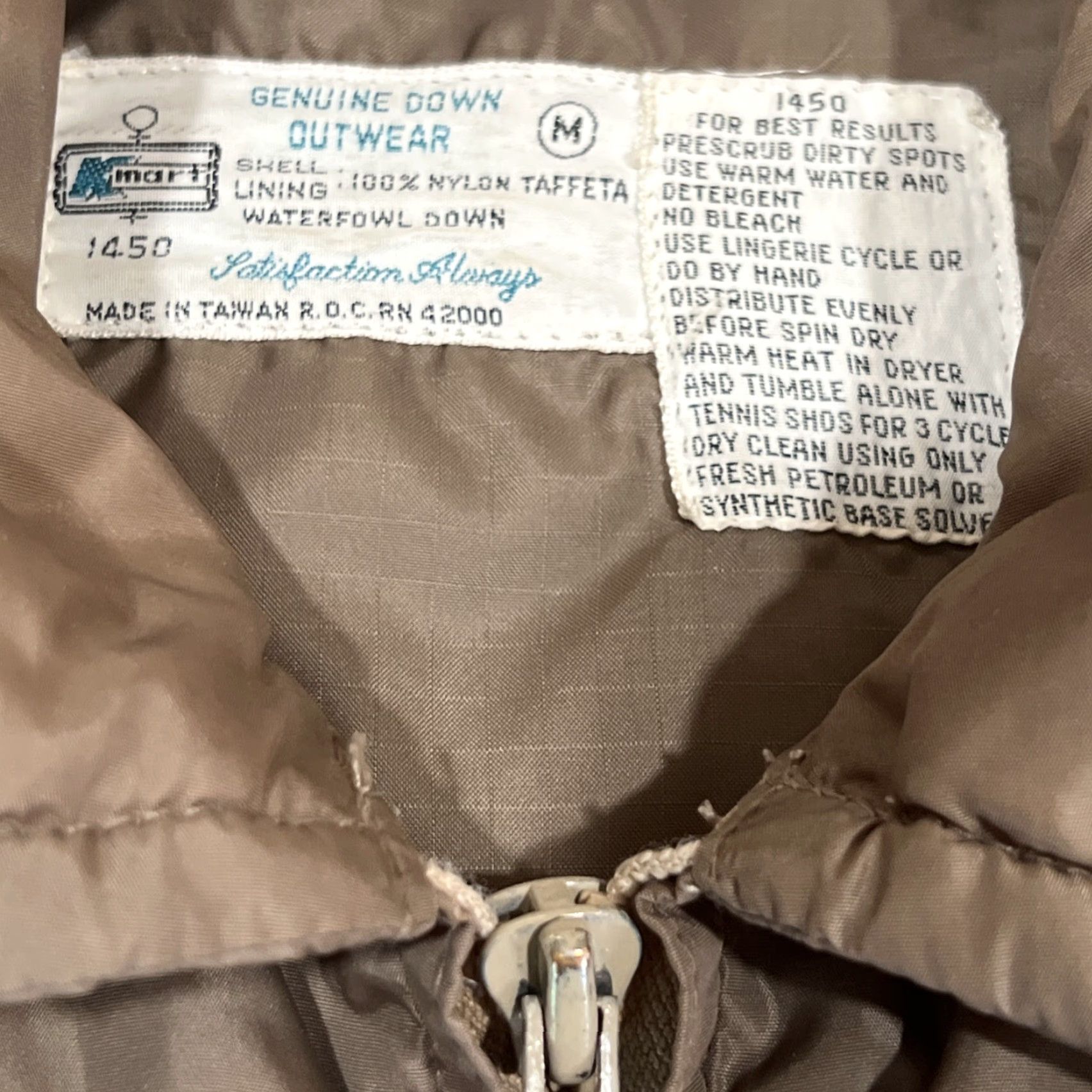 Vintage VINTAGE Kmart Waterfowl Down Puffer Jacket Men’s M Brown Made USA Rancher Jacket Size US M / EU 48-50 / 2 - 5 Thumbnail