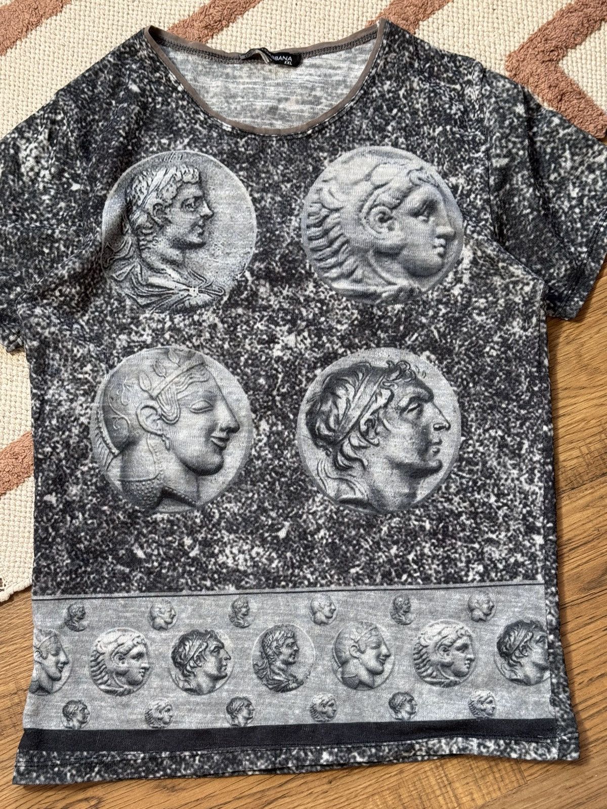 Vintage VINTAGE MESH COIN PRINTED TEE SHIRT Size M / US 6-8 / IT 42-44 - 2 Thumbnail
