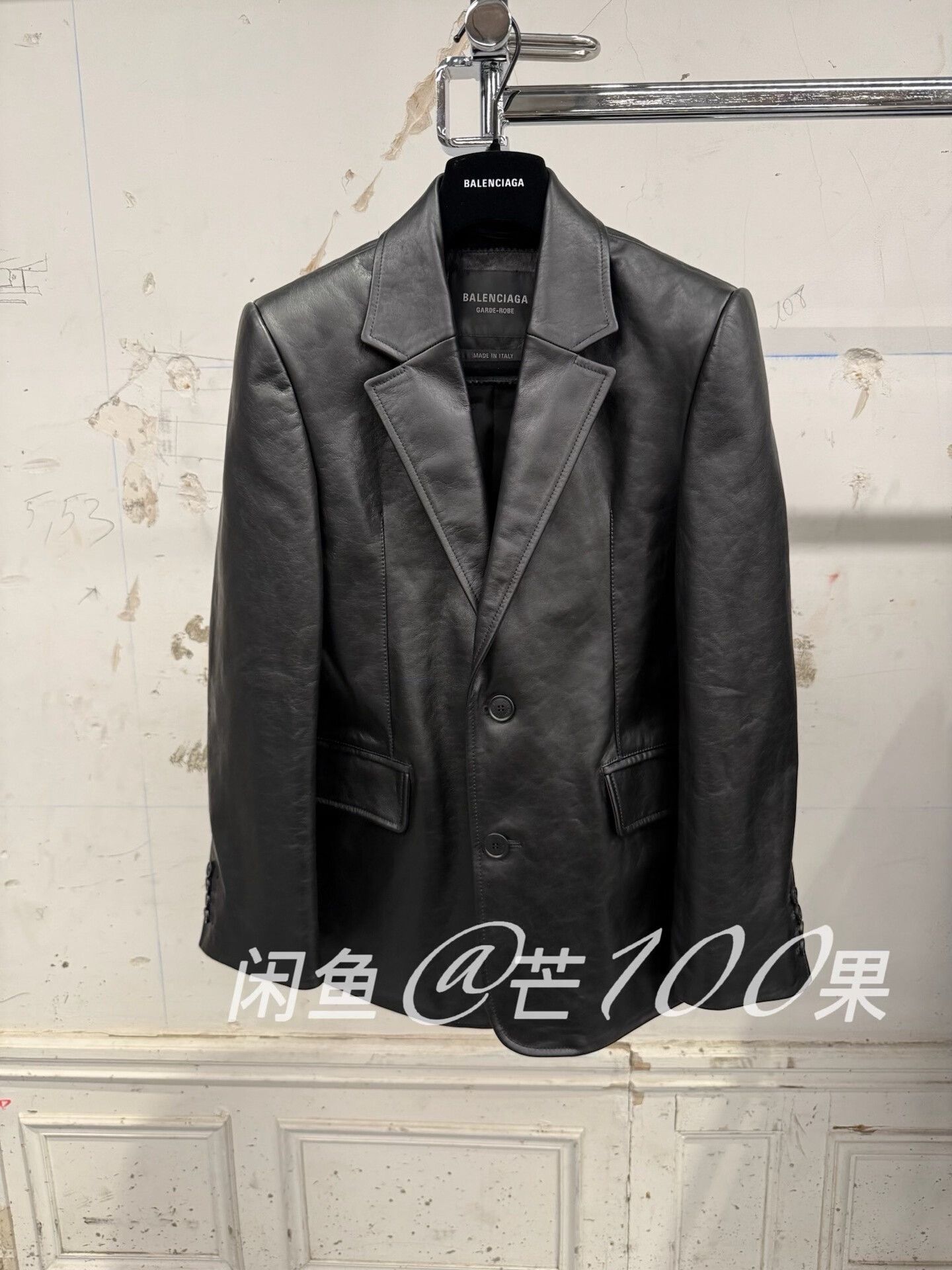 Balenciaga Balenciaga 26 Garde-Robe Leather Blazer Size US M / EU 48-50 / 2 - 1 Thumbnail