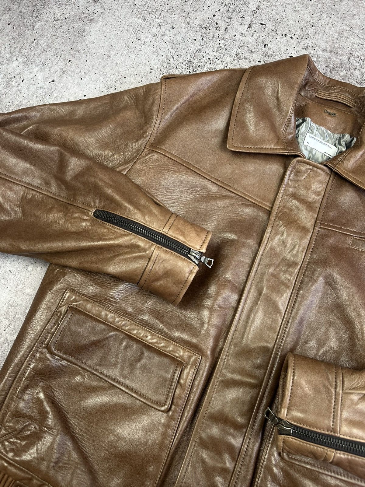 Porsche Design 000/600 Porsche Design Limited Edition Leather Jacket Size US XL / EU 56 / 4 - 3 Thumbnail