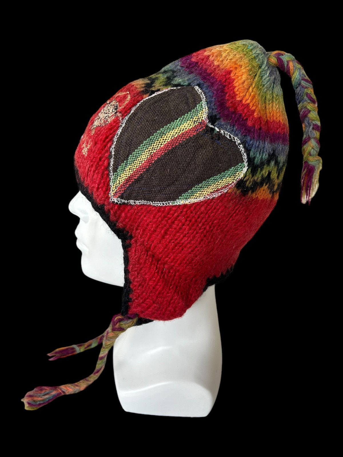 Japanese Brand × Kapital × Vintage Hippies Style Crochet knitt wool Beanie Hats Size ONE SIZE - 1 Thumbnail