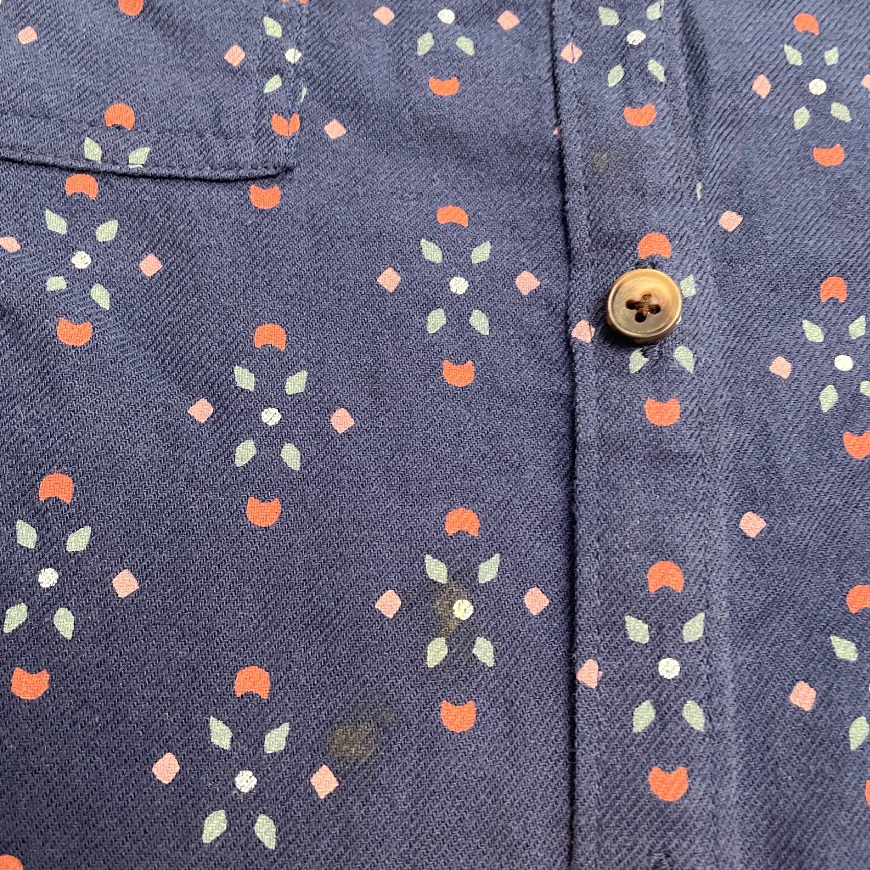 Croft & Barrow Croft & Barrow Printed Button Down Shirt Womens XL Blue Long Sleeve Casual Top Size XL / US 12-14 / IT 48-50 - 5 Thumbnail