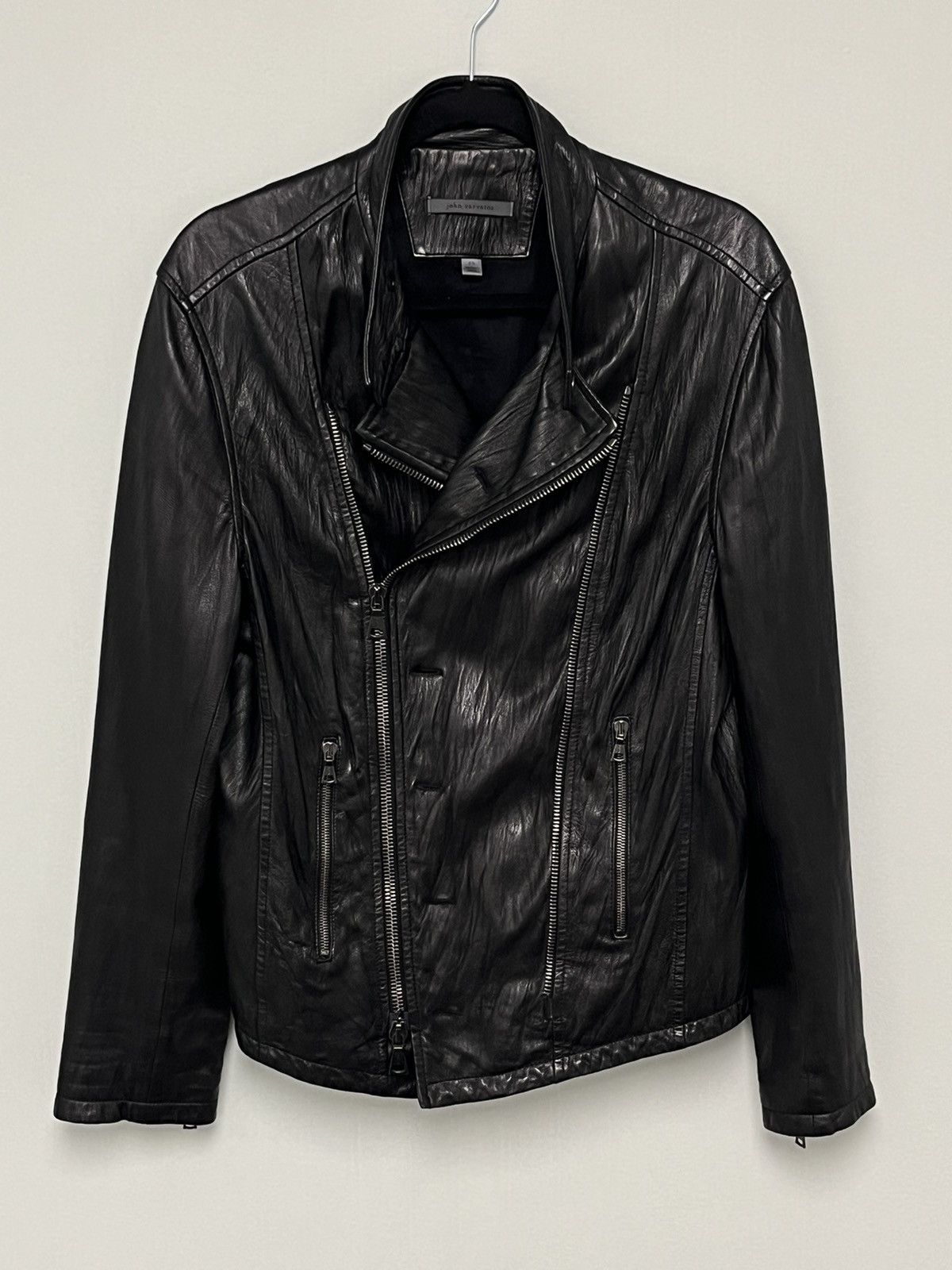 John Varvatos Asymmetrical biker jacket. 46 Size US S / EU 44-46 / 1 - 12 Thumbnail