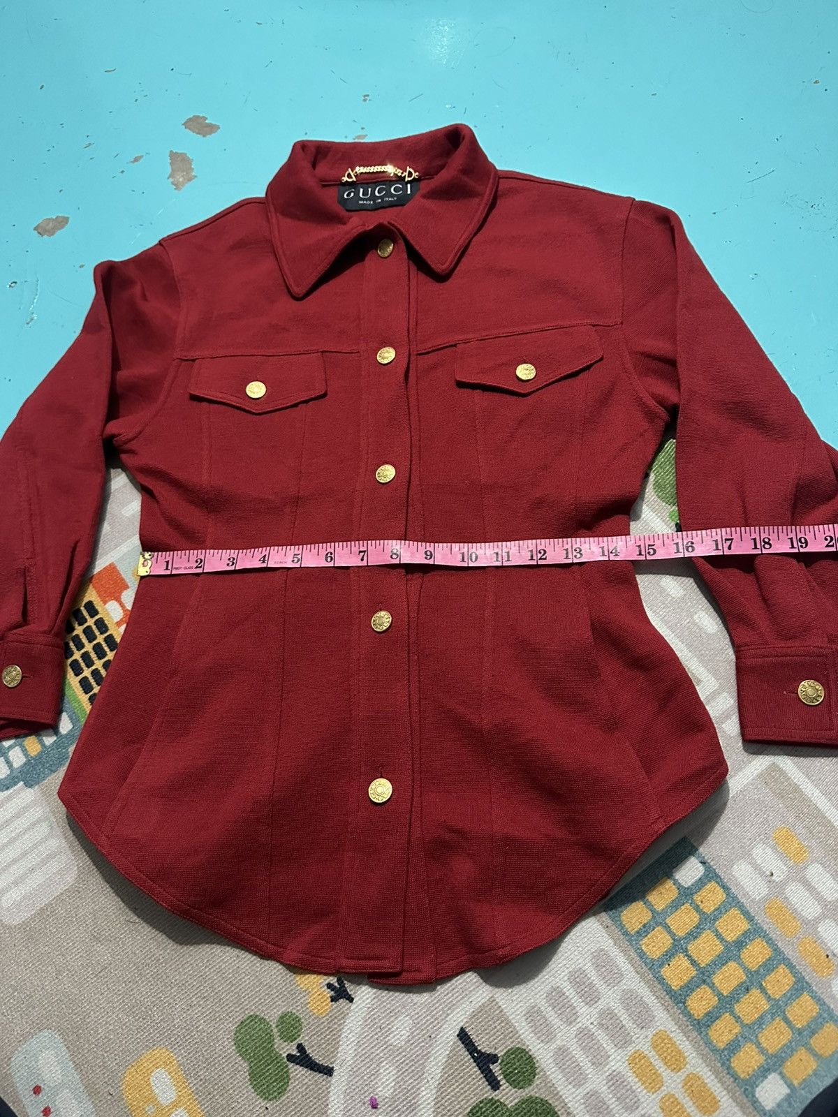 Gucci × Vintage Vintage Gucci Button Ups Size US XS / EU 42 / 0 - 9 Thumbnail