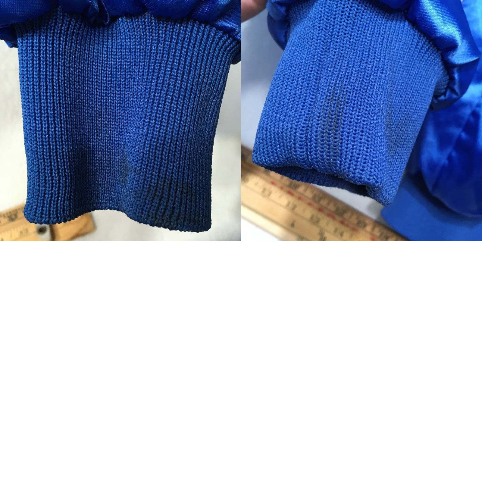 Vintage VINTAGE Auburn blue Satin Jacket BECHTEL GOLF CLUB XL USA JIM FLEECE LINED Jacket Mens XL Blue USA Satin Bomber Lined Size US XL / EU 56 / 4 - 9 Thumbnail