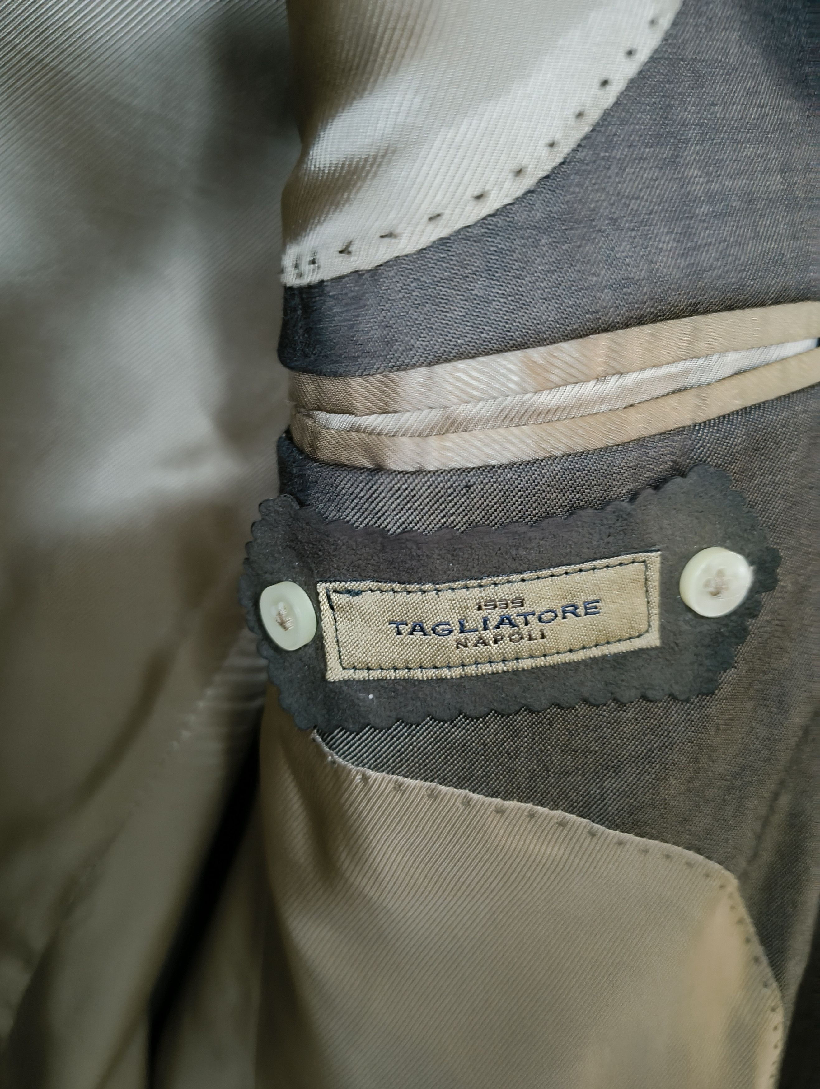 Tagliatore Tagliatore IT 50 Suit – Drop 7R – Super 100’s Wool Size 50R - 4 Thumbnail