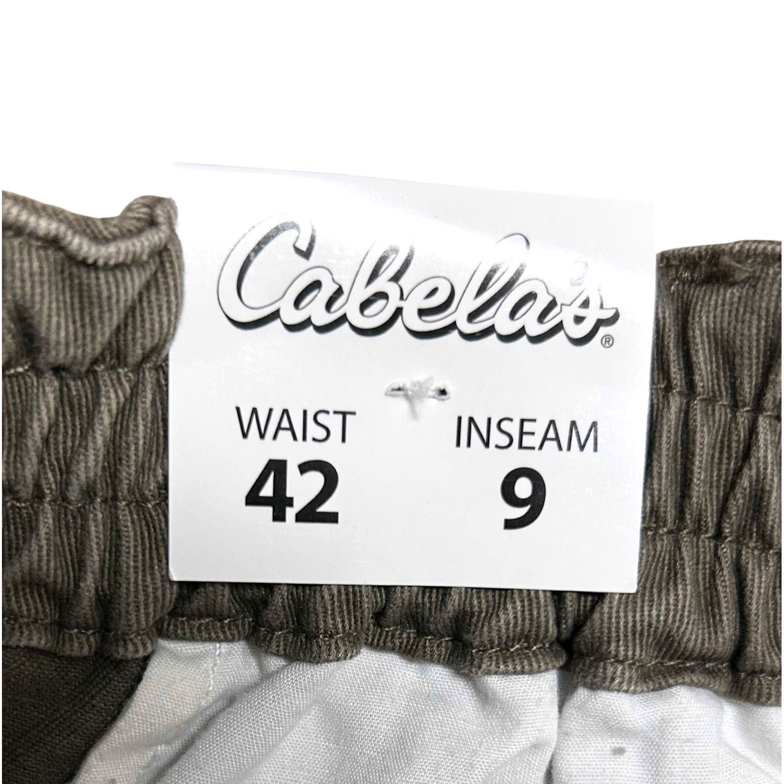 Vintage Cabela's Casual Men's Aged Khakis Shorts Vielli Sz 42x9 Gray New With Tags Cargo Pocket Shirt? Size US 42 / EU 58 - 7 Thumbnail