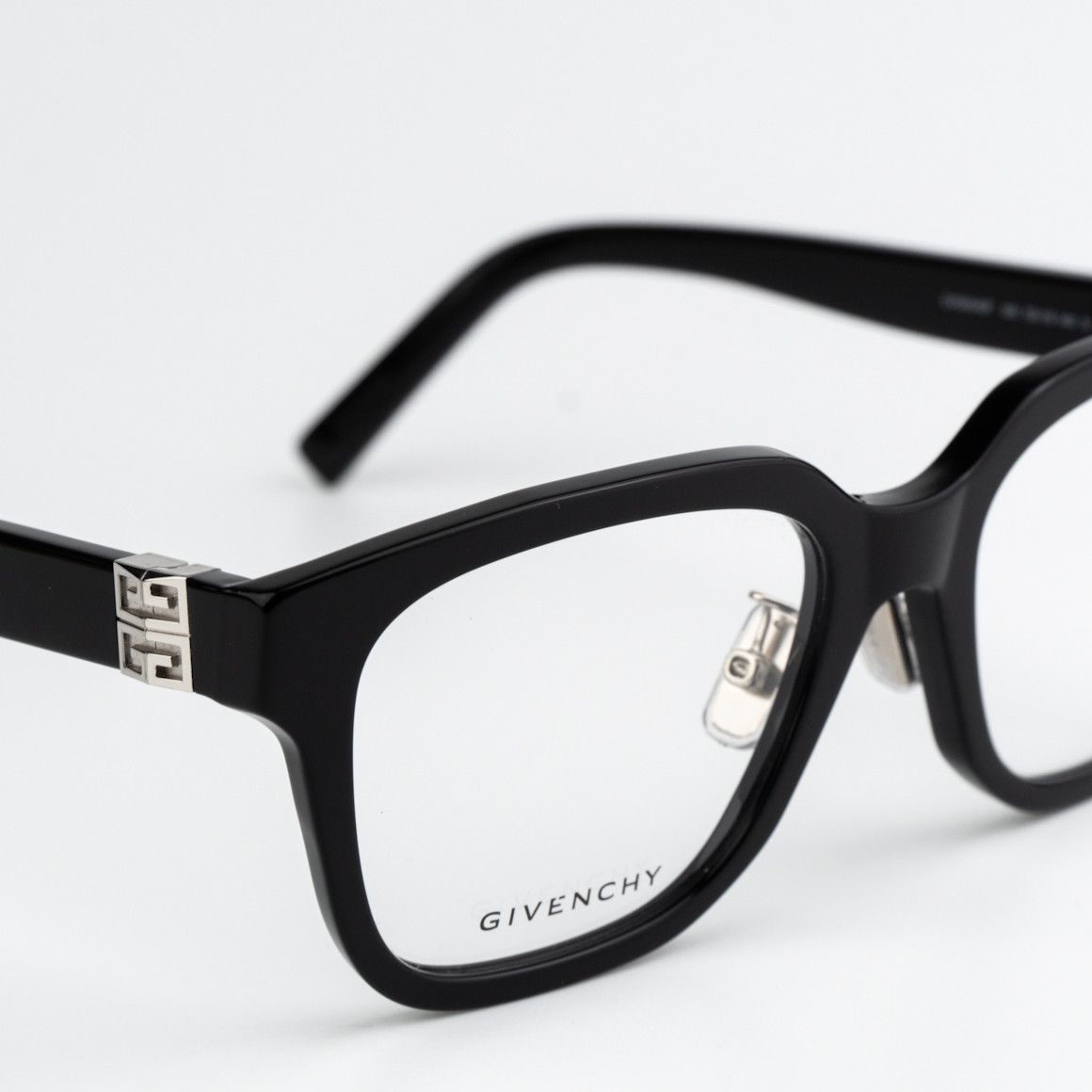 Givenchy NEW Givenchy GV50040F 001 Black Women Square Eyeglasses Size ONE SIZE - 7 Thumbnail