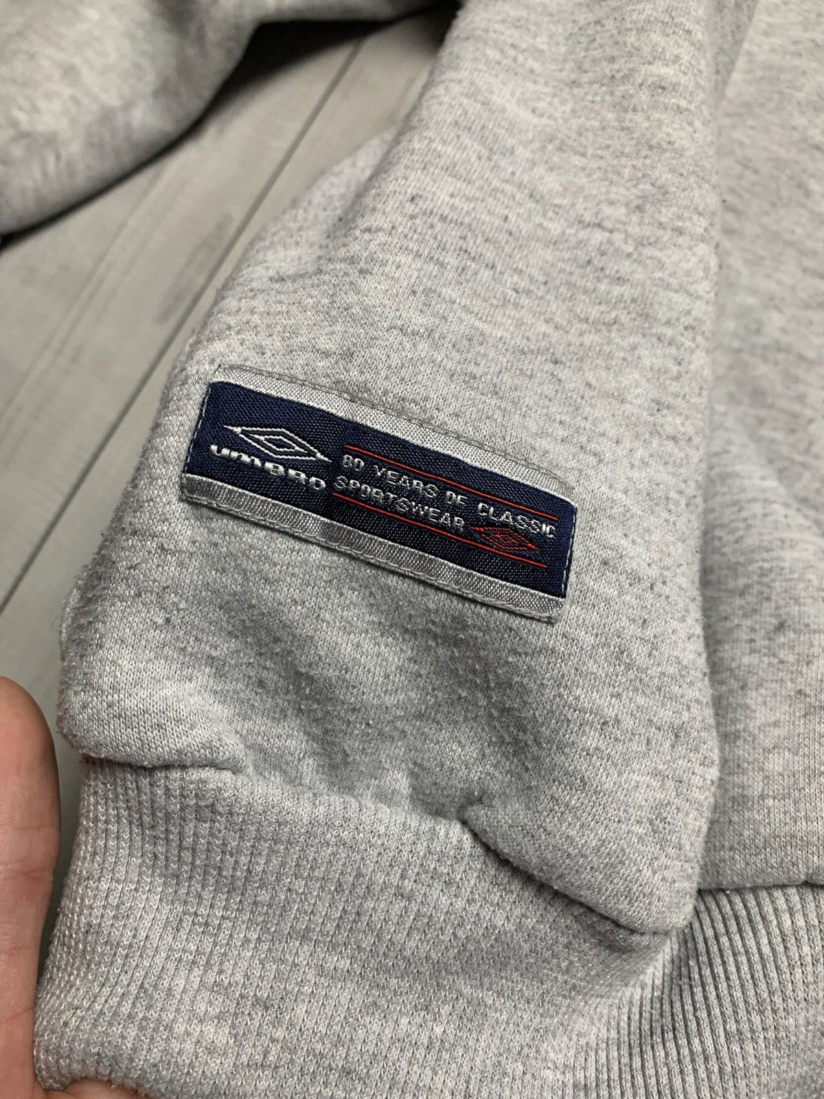 Umbro × Vintage Vintage Umbro sweatshirt size XL logo grey Size US XL / EU 56 / 4 - 6 Thumbnail
