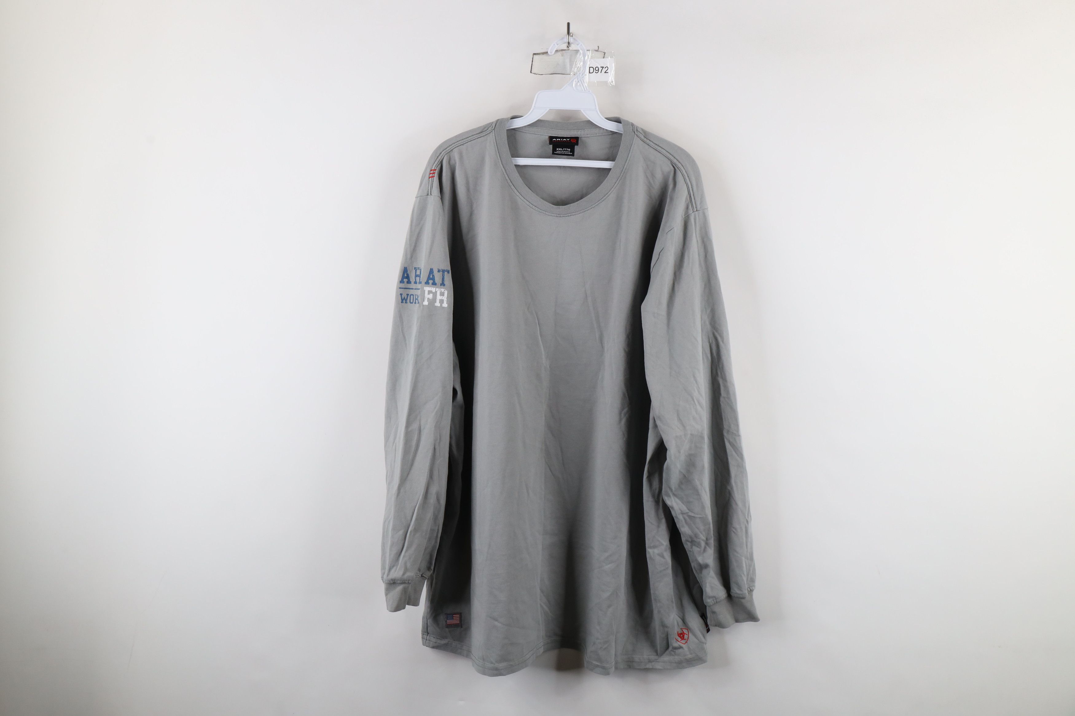 Ariat × Vintage Ariat Spell Fire Flame Resistant Long Sleeve T-Shirt Gray Size US XXL / EU 58 / 5 - 1 Thumbnail