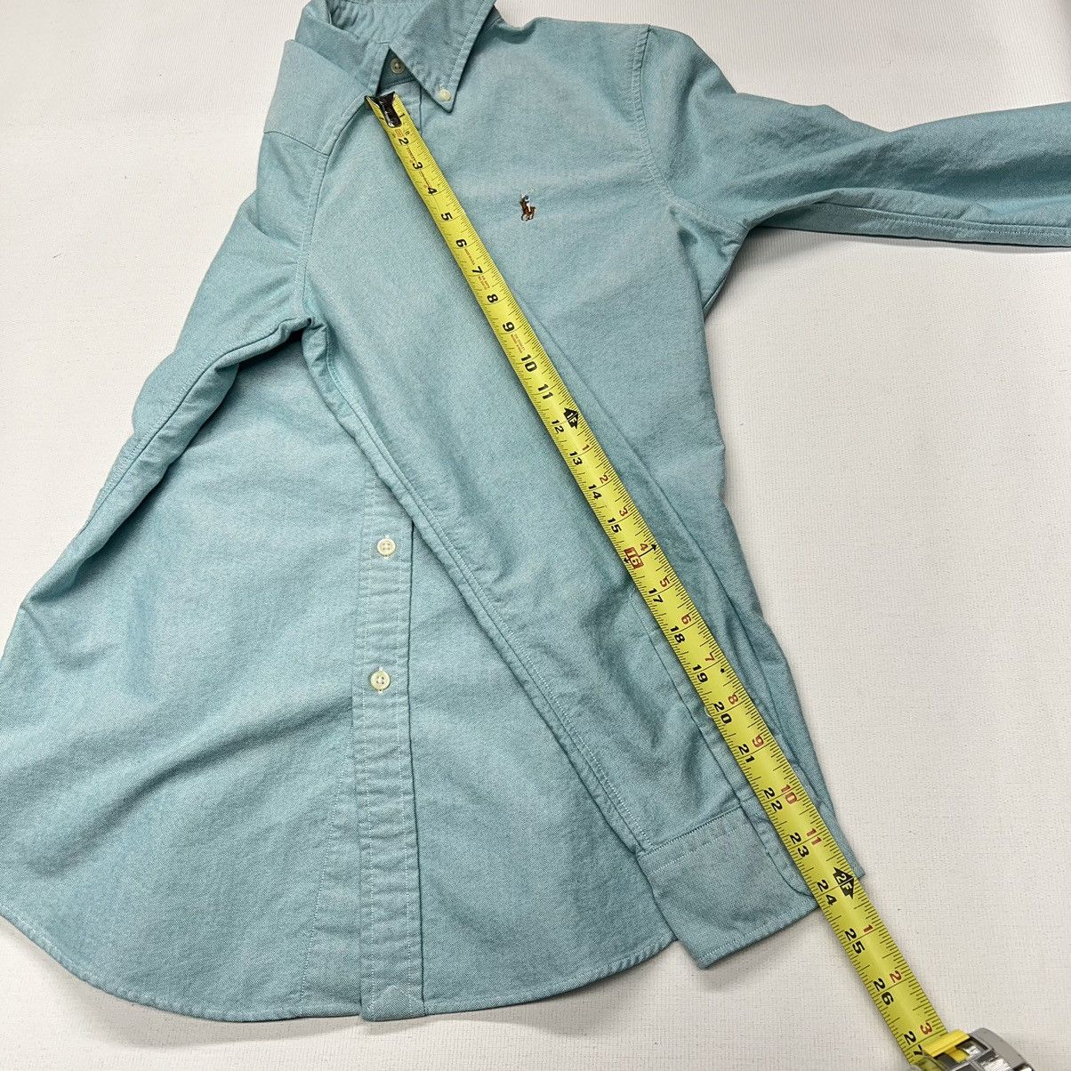 Polo Ralph Lauren Polo Ralph Lauren Shirt Blue Button Down Casual Logo Preppy Size M / US 6-8 / IT 42-44 - 17 Thumbnail
