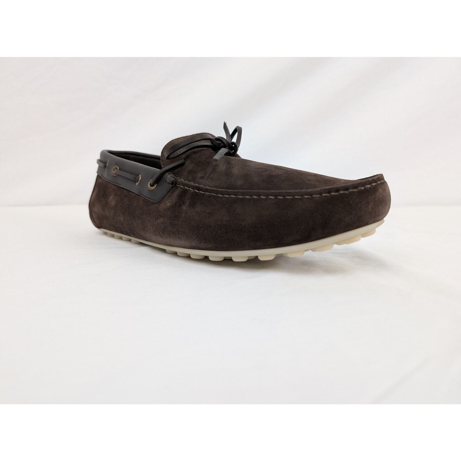 Loro Piana o1rshd1 Dot Sole Walk Suede Loafers Shoe in Chocolate Size US 11.5 / EU 44-45 - 2 Thumbnail