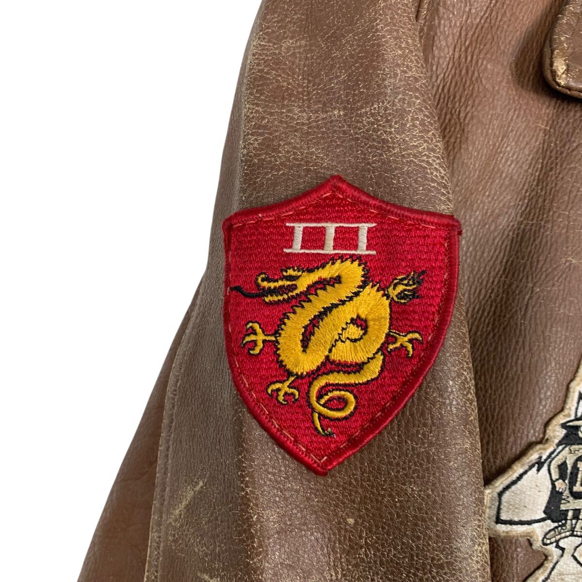 Japanese Brand Japanese Brand Dambuster Strike Fighter Leather Jacket Size US M / EU 48-50 / 2 - 16 Thumbnail