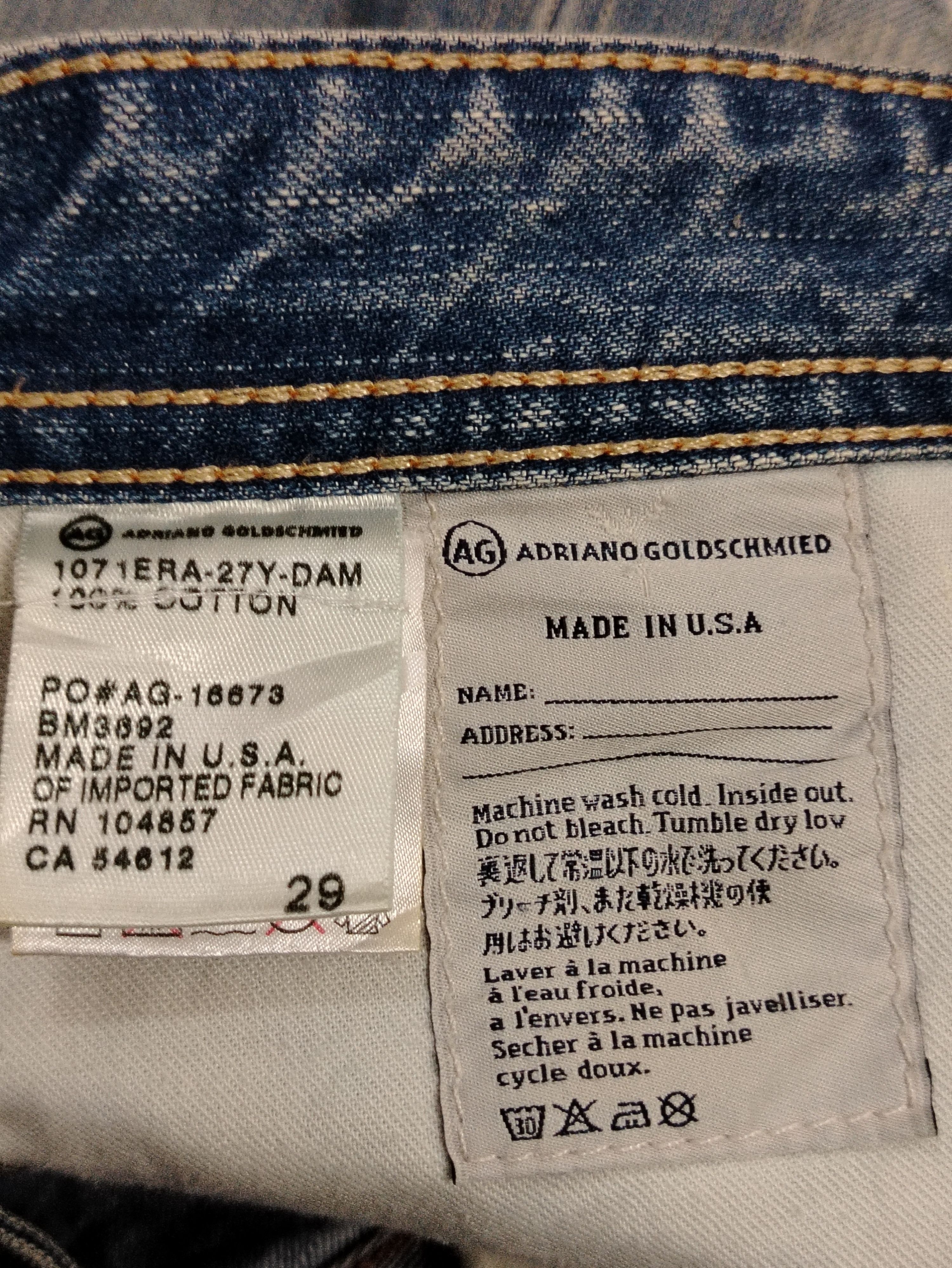 AG Adriano Goldschmied AG Adriano Goldschmied Tambourine jeans Size US 32 / EU 48 - 7 Thumbnail