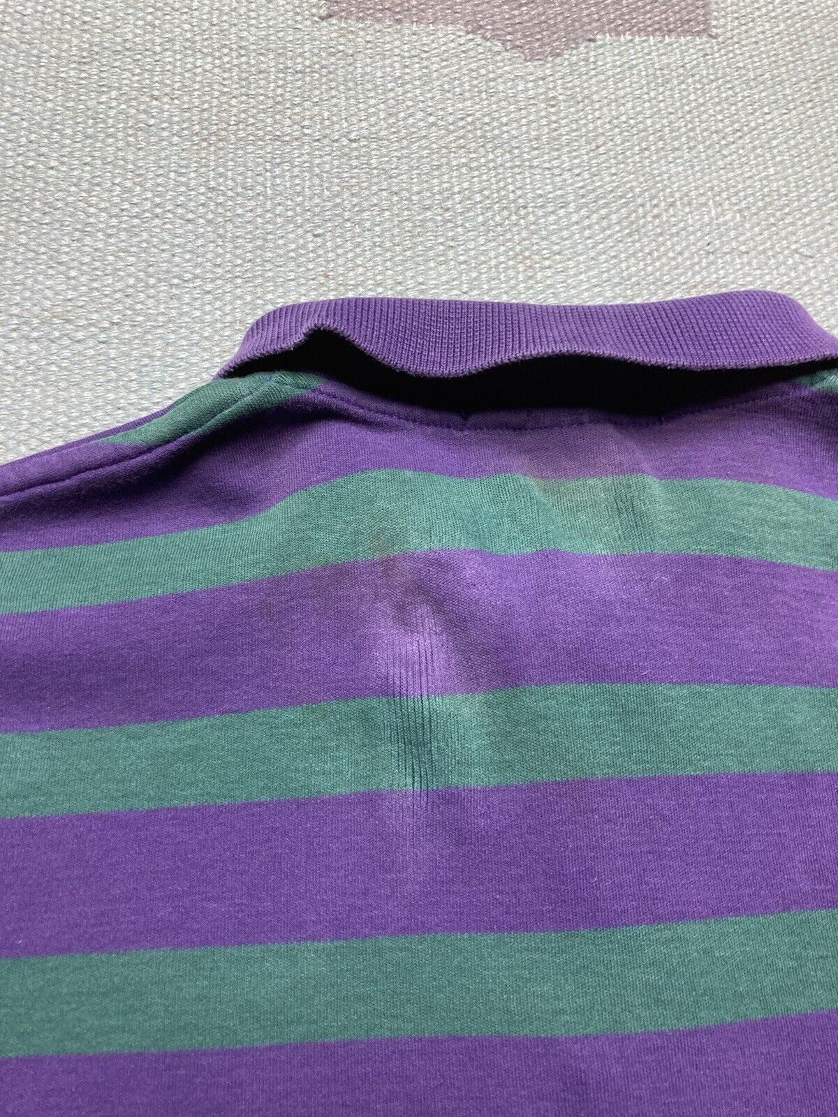Polo Ralph Lauren × Vintage VTG Ralph Lauren polo shirt striped Charlotte hornets large Size US L / EU 52-54 / 3 - 8 Thumbnail