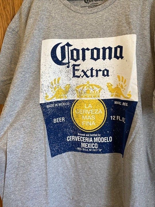 Other Corona Extra Original Distressed Logo Cerveza Beer Authenti Size US L / EU 52-54 / 3 - 2 Thumbnail