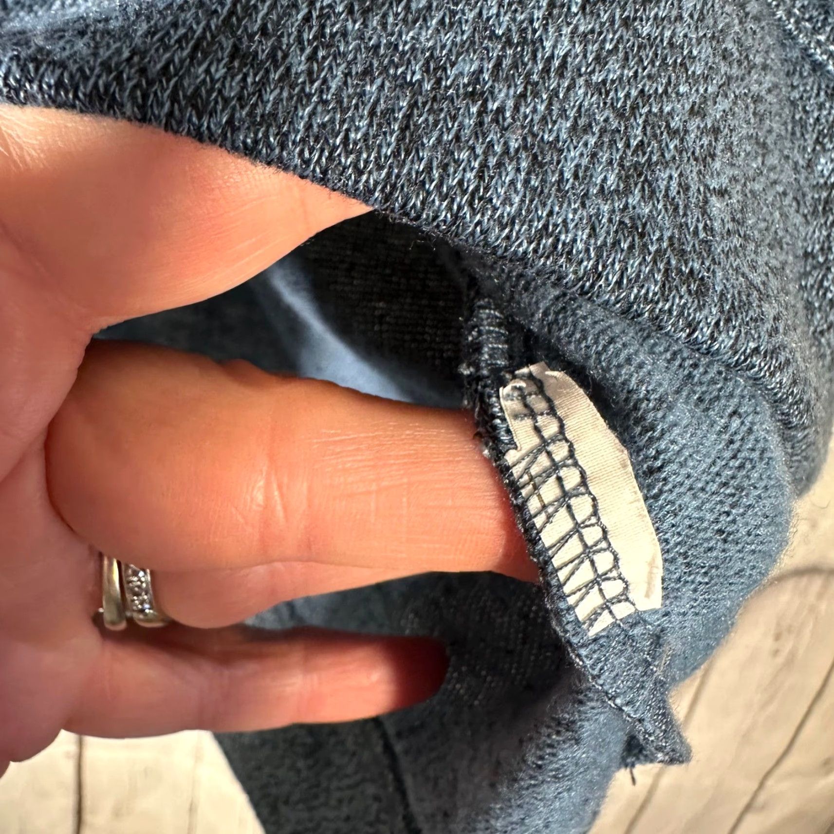 johnnie-O Johnnie-O Mens Blue Heathered Quarter Zip Pullover Performance Sweater M Size US M / EU 48-50 / 2 - 4 Thumbnail