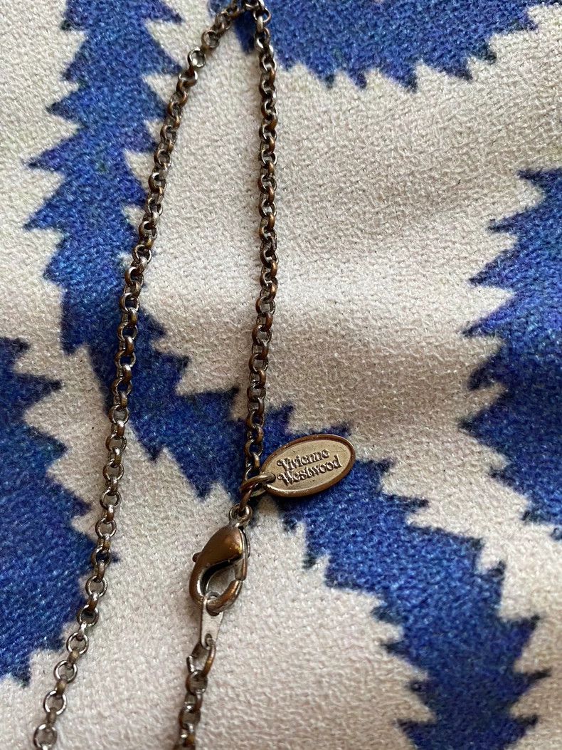 Vivienne Westwood Vivienne Westwood Mid-old style flat Saturn necklace Size ONE SIZE - 3 Thumbnail