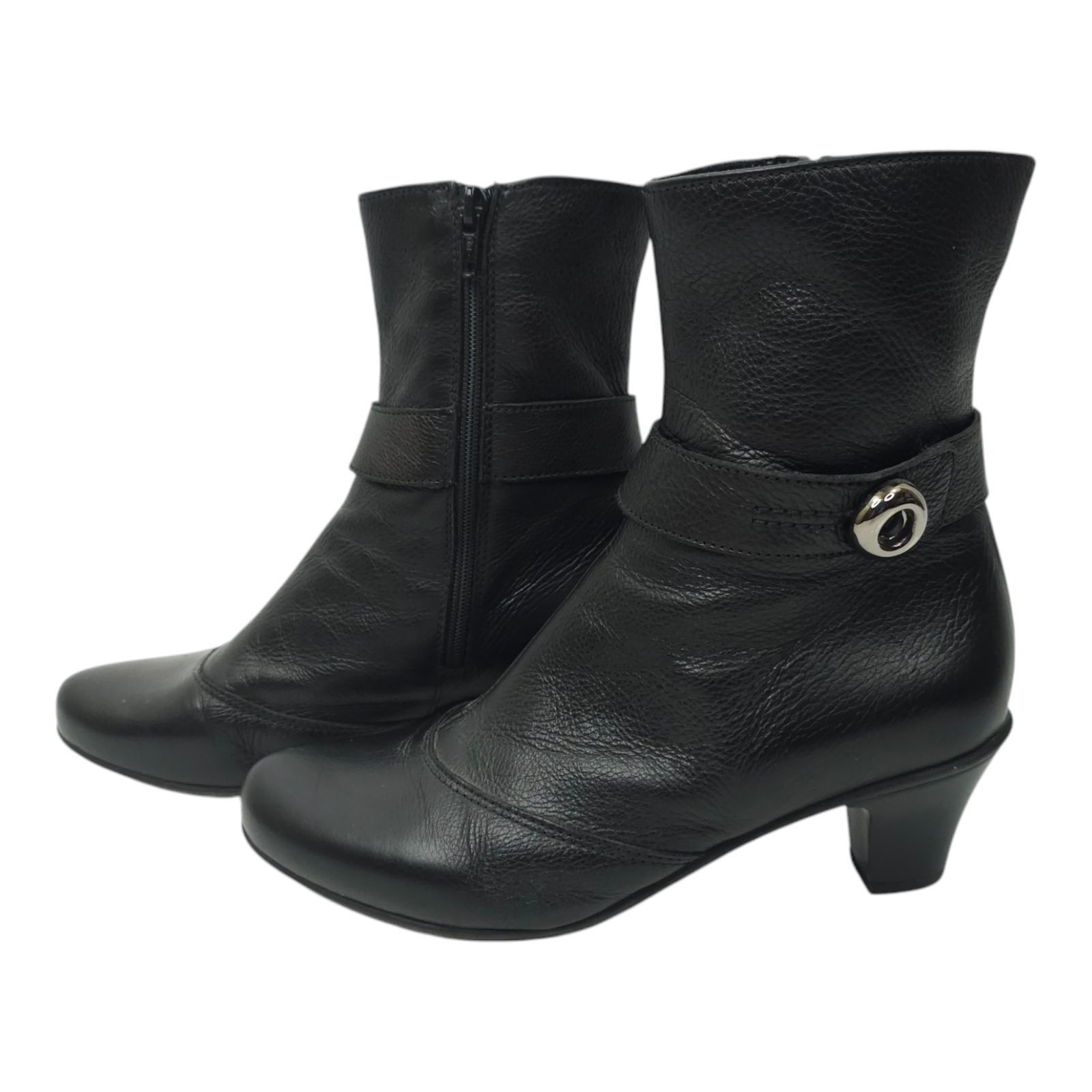Other La Canadienne Ankle Boot Womens Size 7.5 M Side Zip Black Size US 7.5 / IT 37.5 - 1 Thumbnail