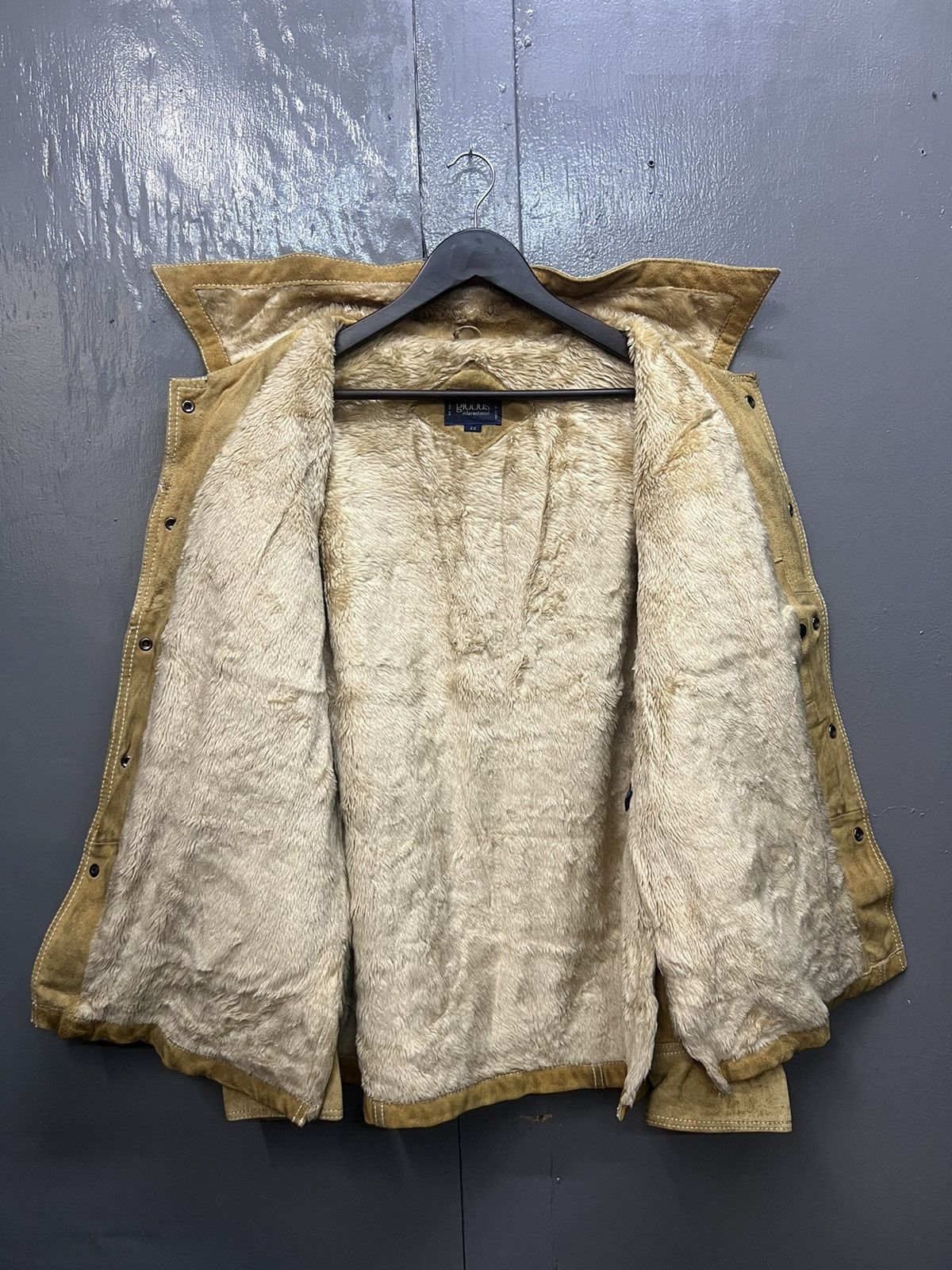 Genuine Leather Vintage Globus International Suede Leather Jacket Size US L / EU 52-54 / 3 - 5 Thumbnail