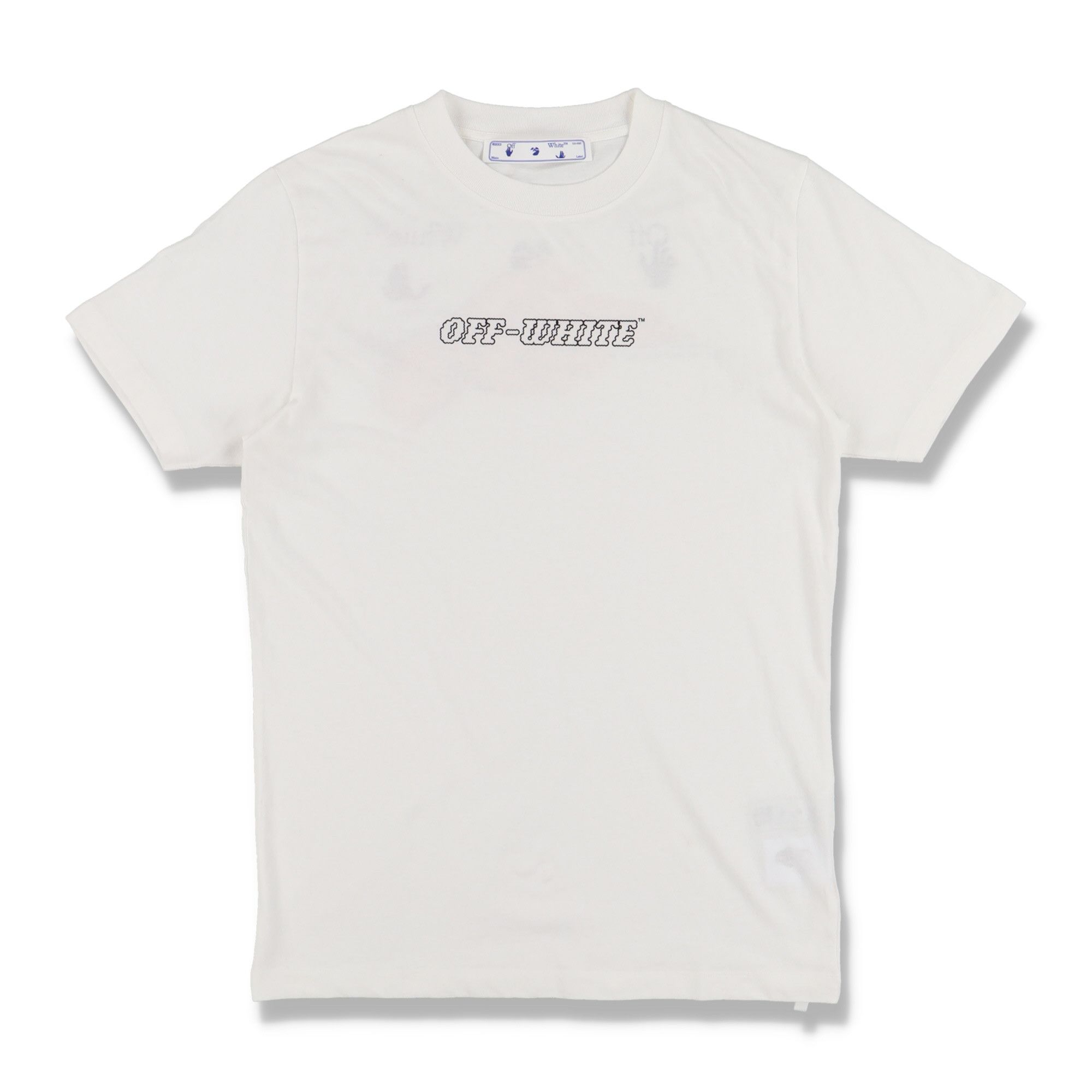 Off-White White Pascal Hand Gun Logo T-shirt Size US XL / EU 56 / 4 - 5 Thumbnail