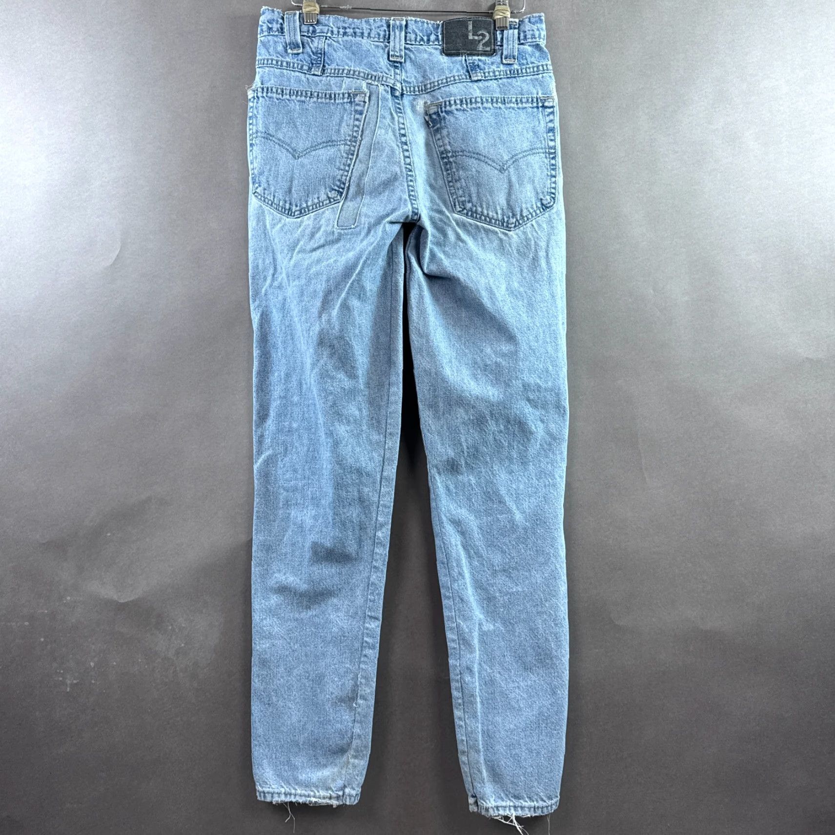 Levi's VINTAGE Levi's Jeans Mens 30x32 Blue L2 90s Made USA Legs Altered to Taper Pants Slim Fit 527 Series Mens Jeans 90s Theme Size US 30 / EU 46 - 3 Thumbnail