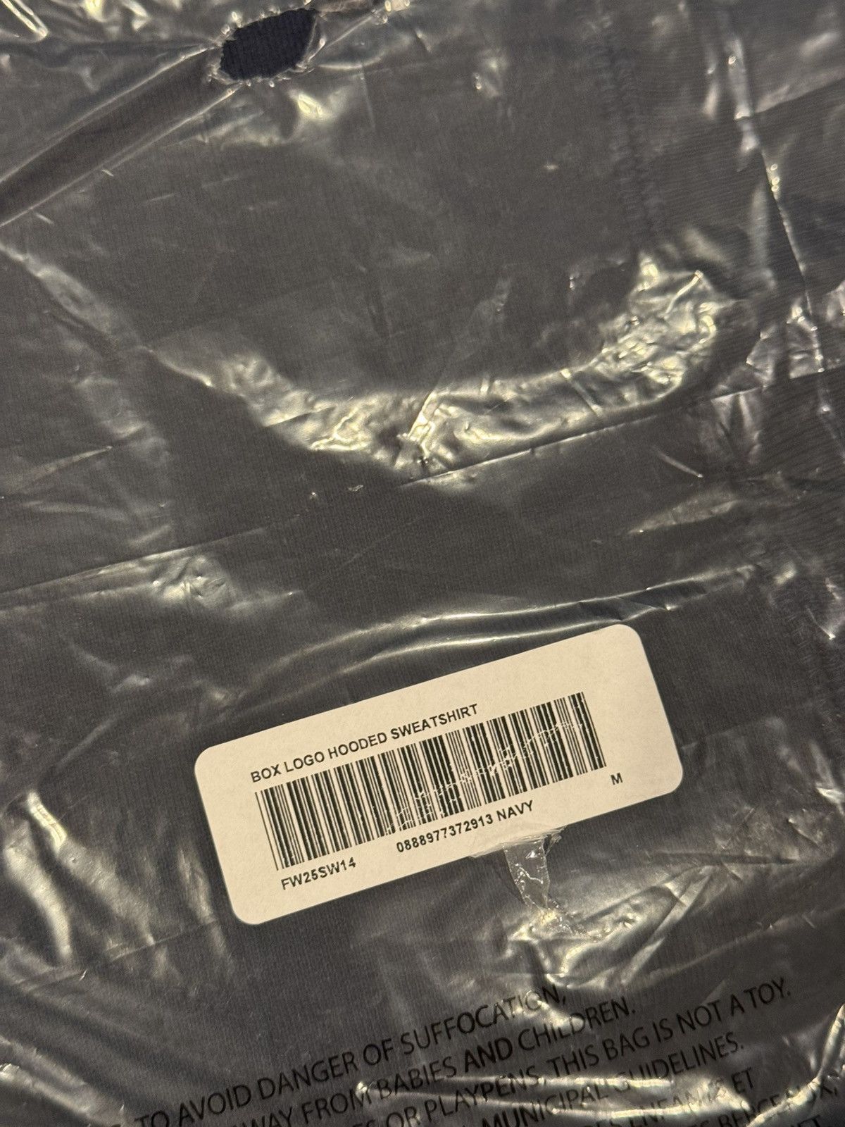 Supreme Supreme FW25 Navy Box Logo Hoodie size Medium Size US M / EU 48-50 / 2 - 3 Thumbnail