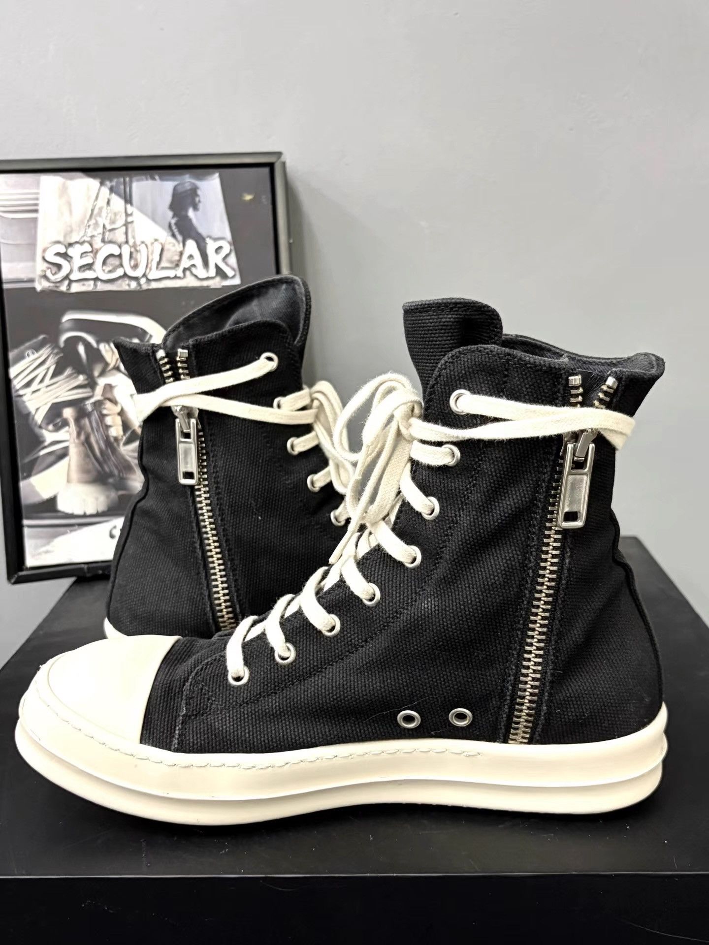 Rick Owens Rick Owens Drkshdw Jumbo High-Top Sneakers K34 Size US 7 / EU 40 - 5 Thumbnail