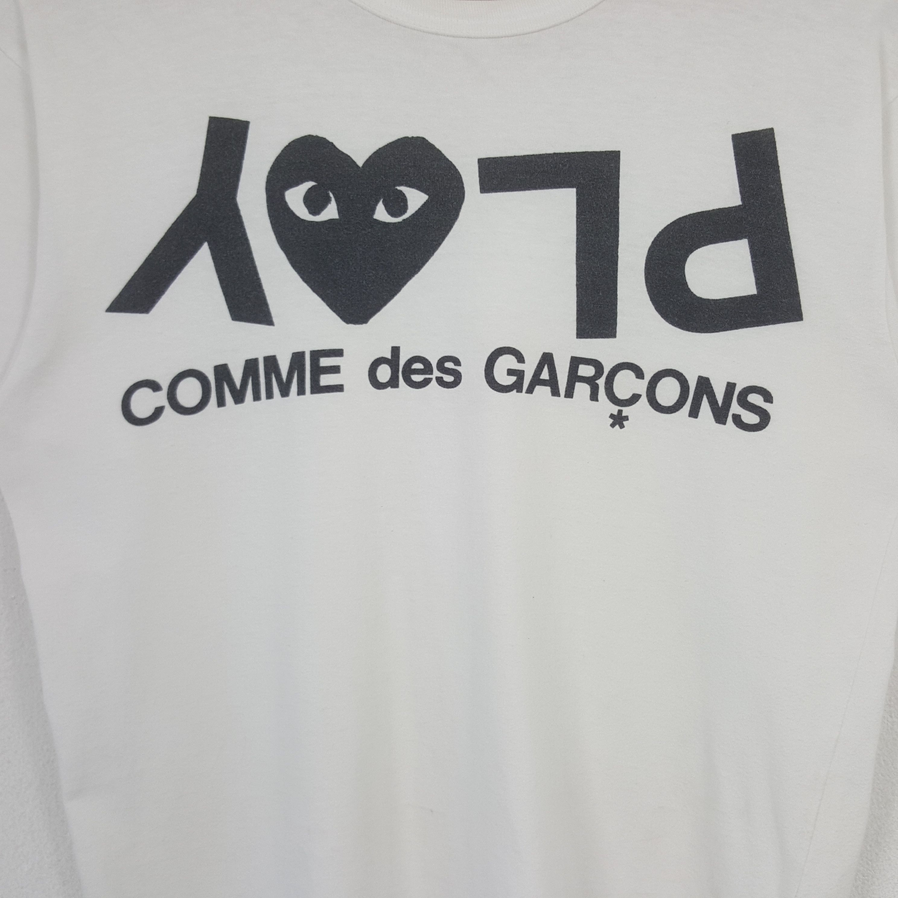 Comme des Garcons PLAY Vintage Play Comme des Garcons Japanese Designer Tshirt RR18 Size US M / EU 48-50 / 2 - 2 Thumbnail